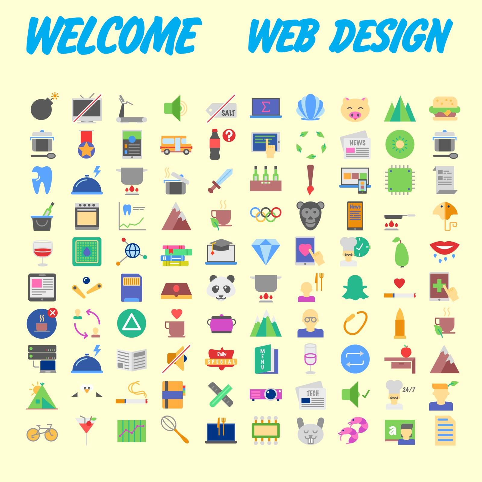 Set vector line icons in flat design with elements for mobile concepts and web apps. Collection modern infographic logo and pictogram. Vector illustration