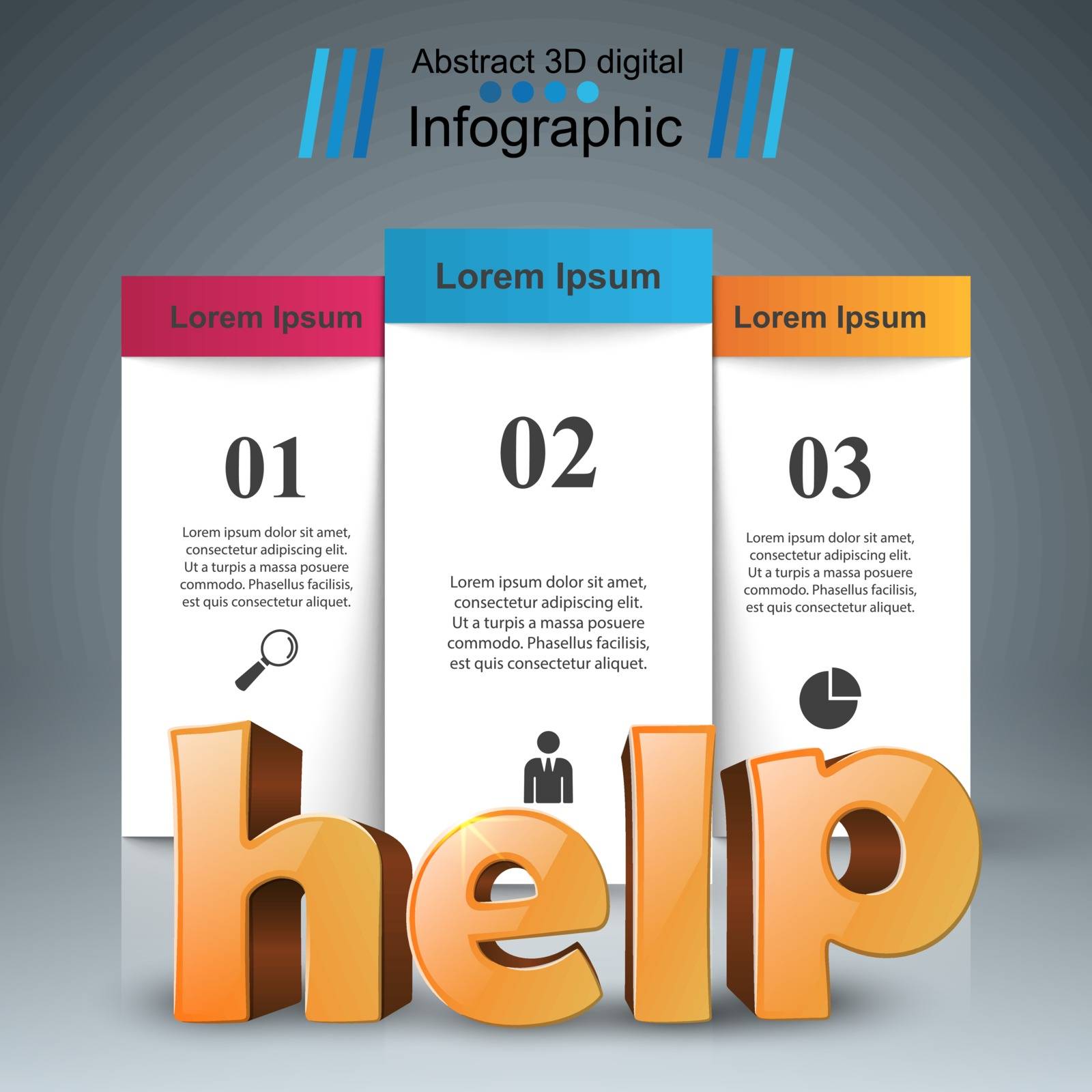 Help 3d business infographics. by rwgusev