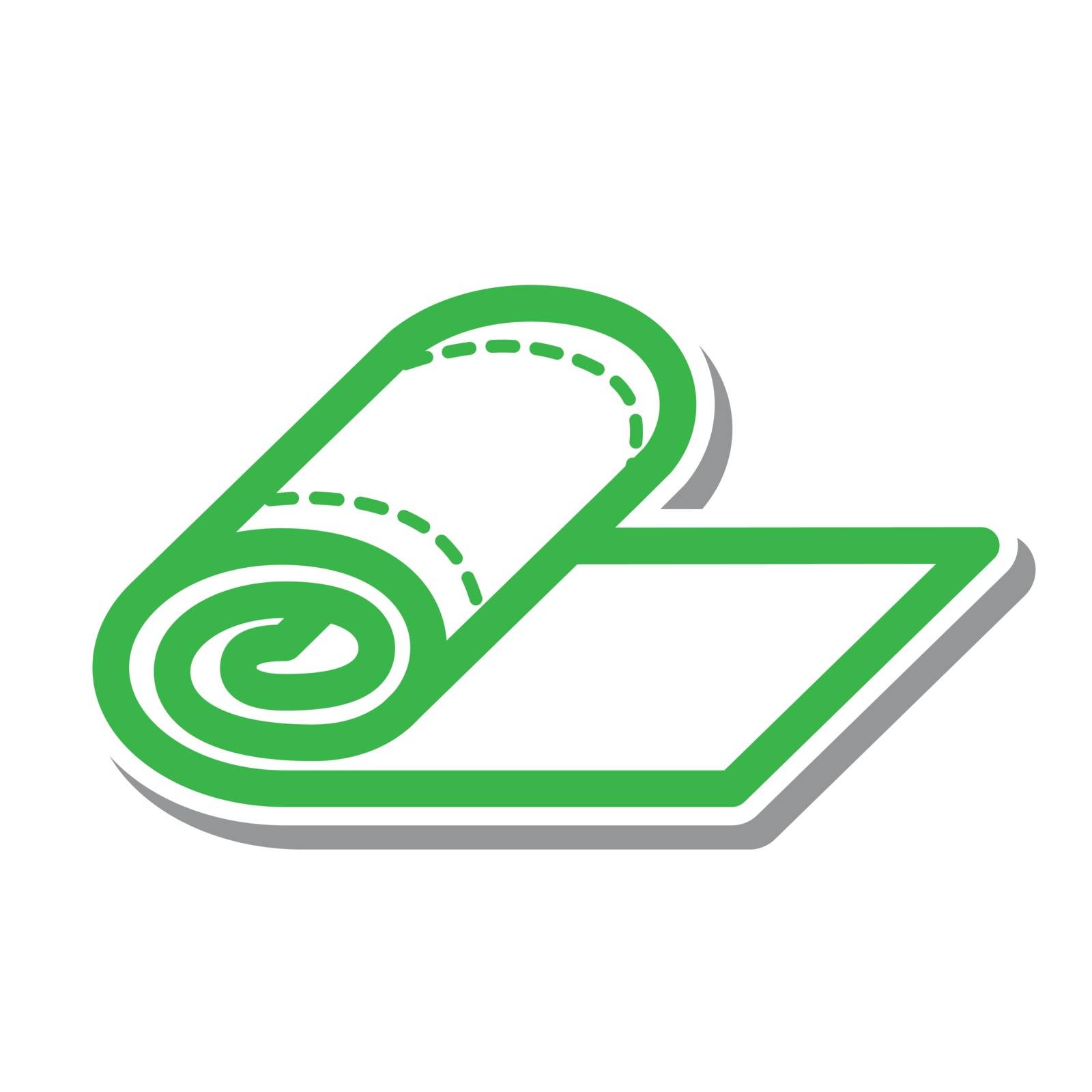 Thin line towel icon by ang_bay