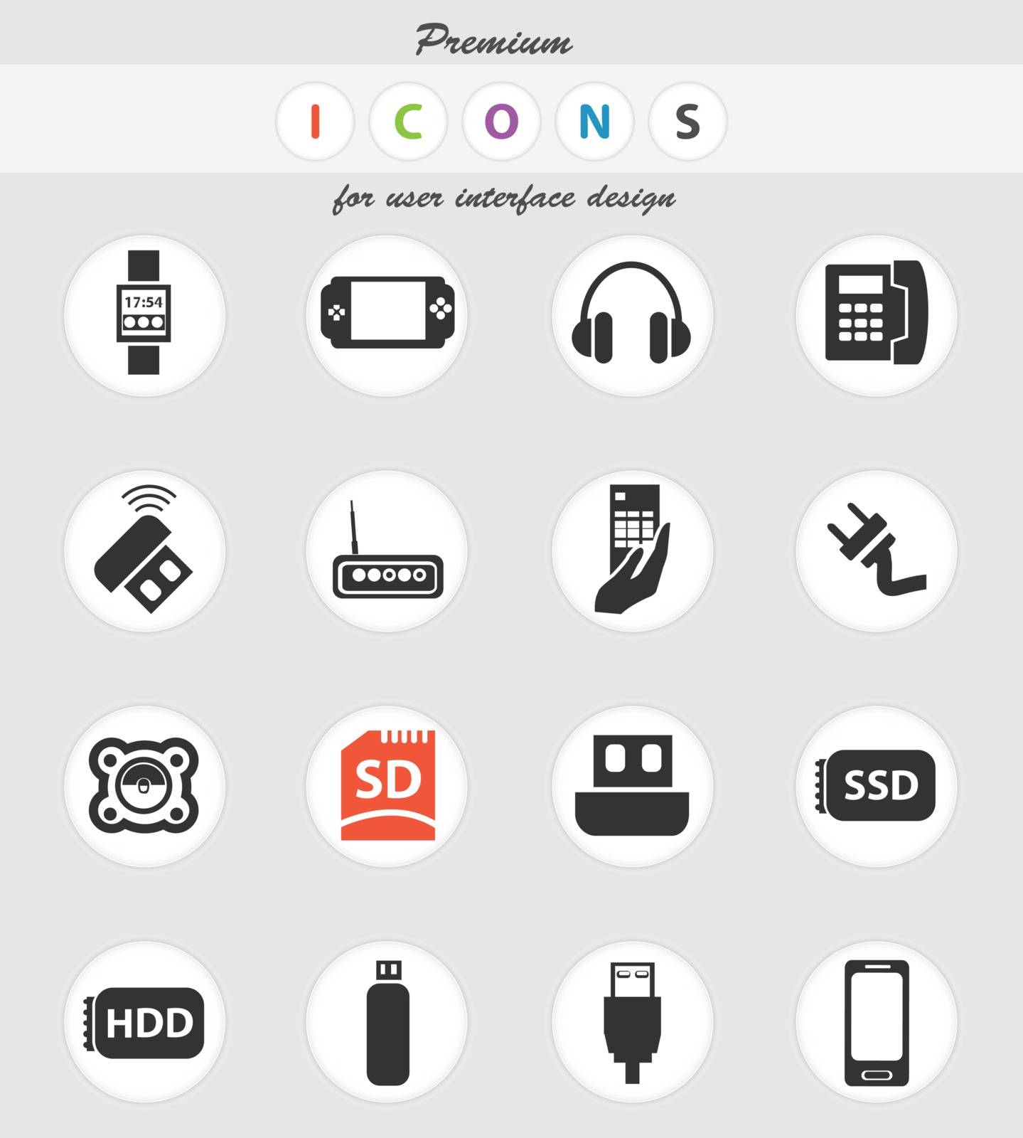 device icon set by ayax