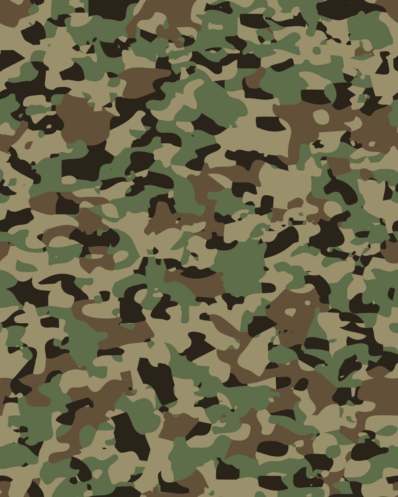 Camouflage pattern background seamless by ratkomat