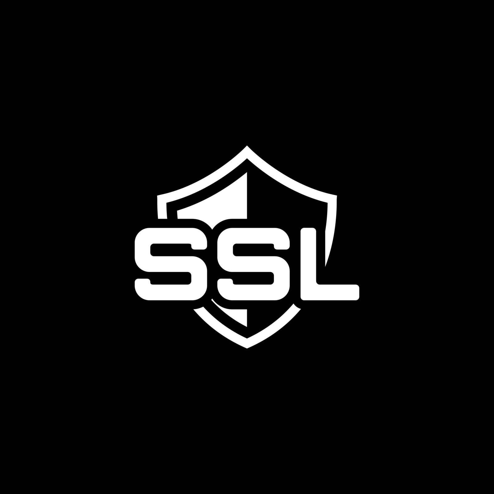 SSL Protection Icon. Flat Design Isolated Illustration.
