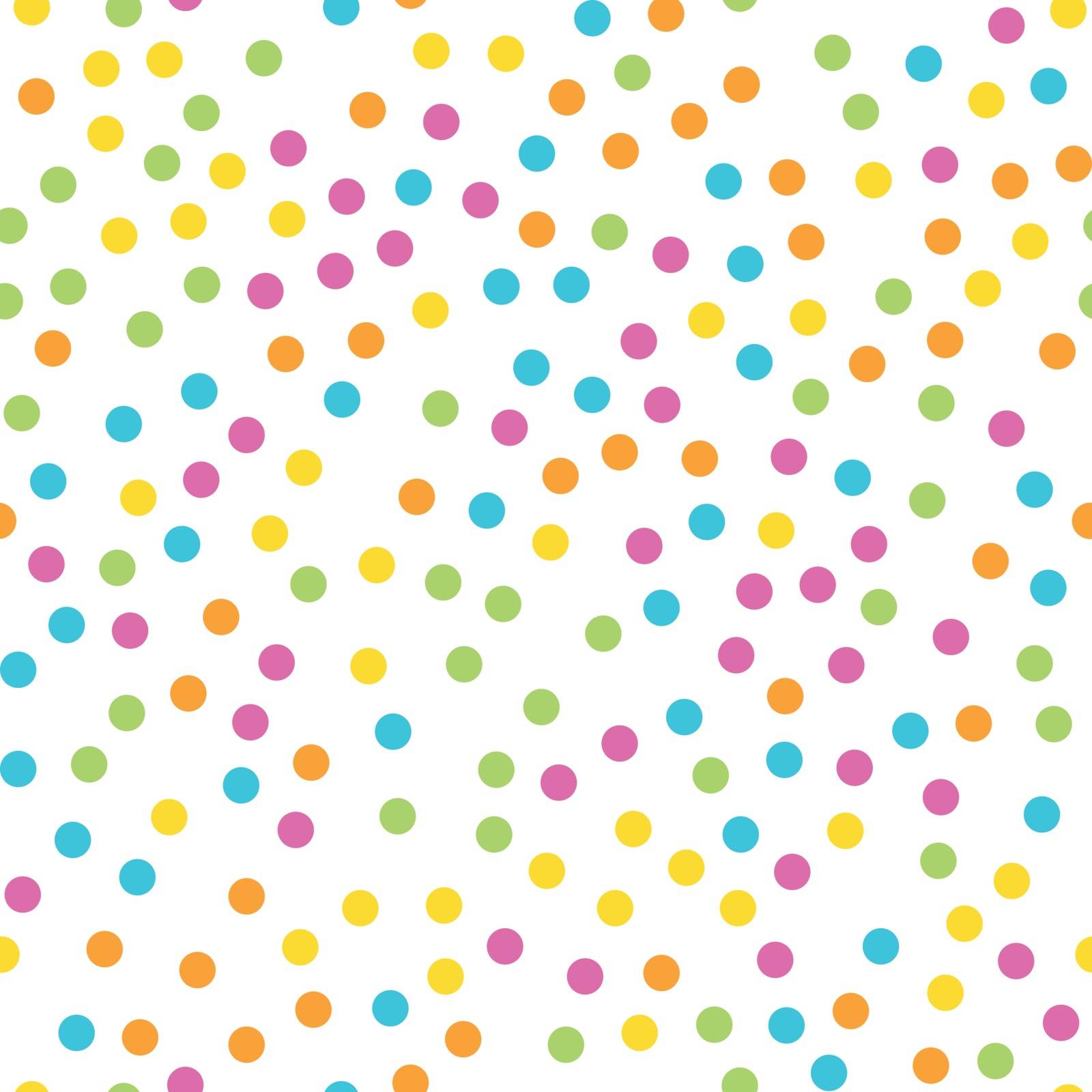 Colorful seamless pattern. Happy, funny and infantile theme. Abstract vector background by pyty