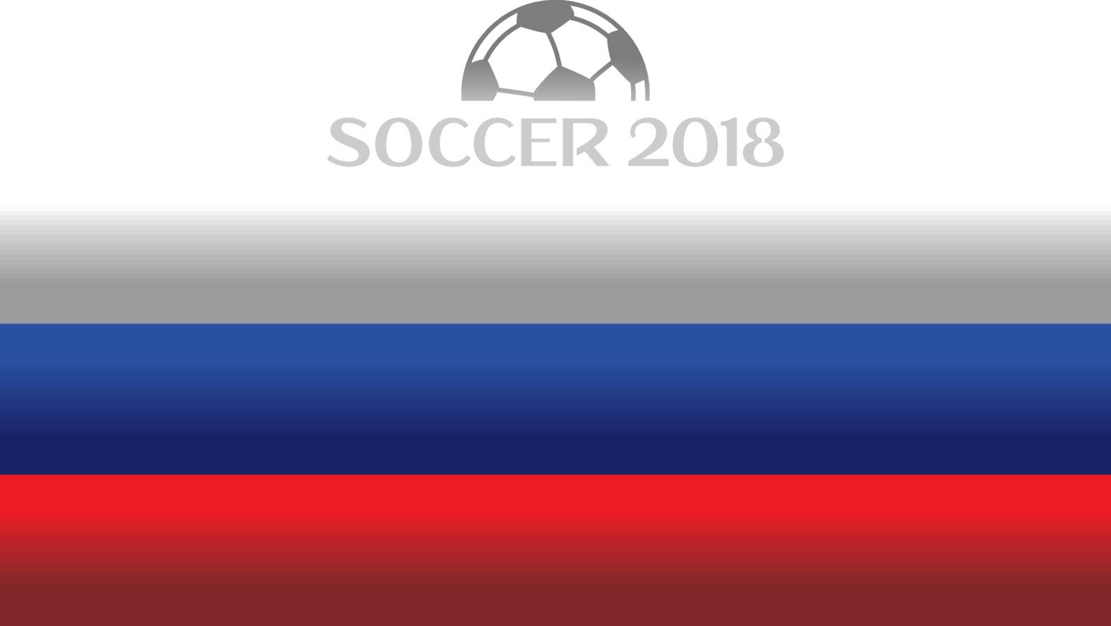 world soccer tournament 2018 by vector1st
