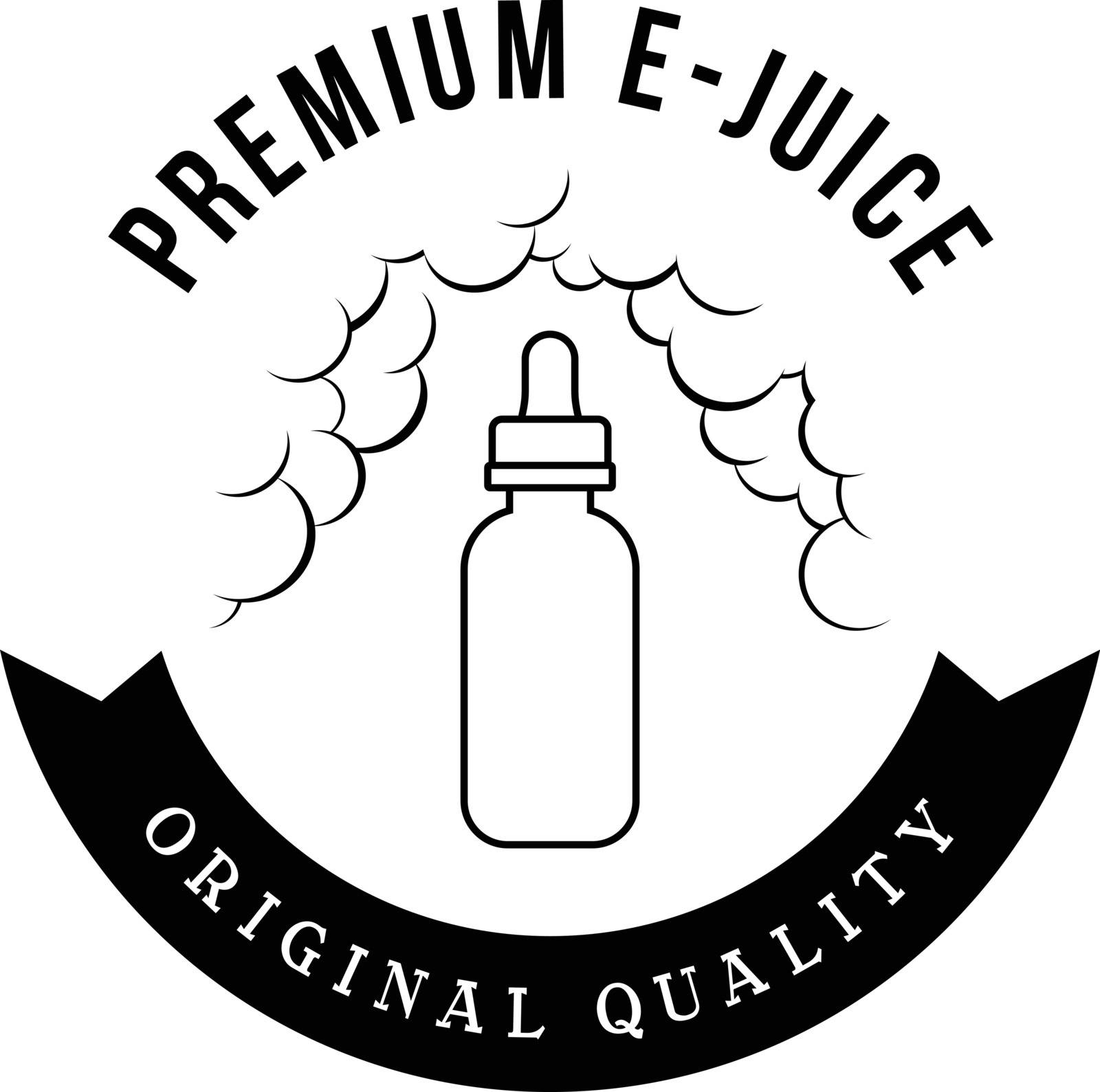 personal vaporizer e-cigarette e-juice liquid vector art