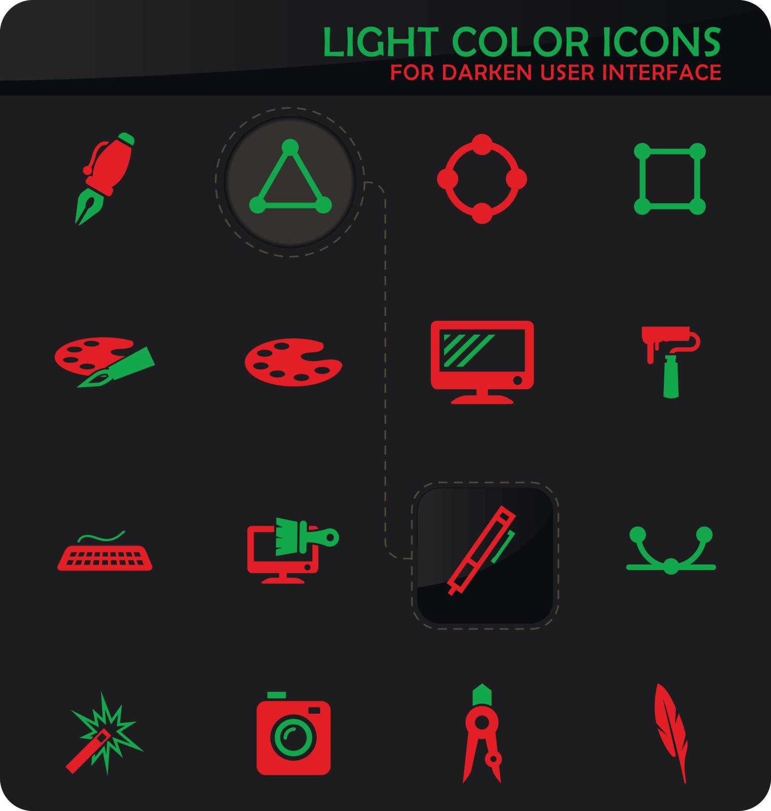 Design icons set by ayax