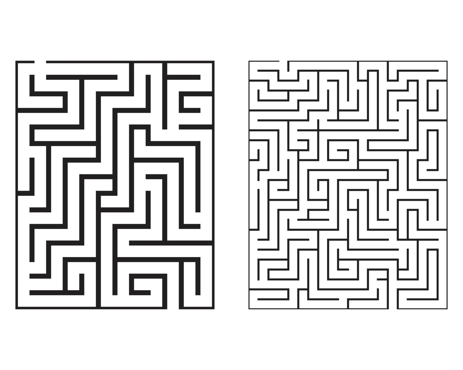 Maze / Labyrinth, illustration by ratkomat