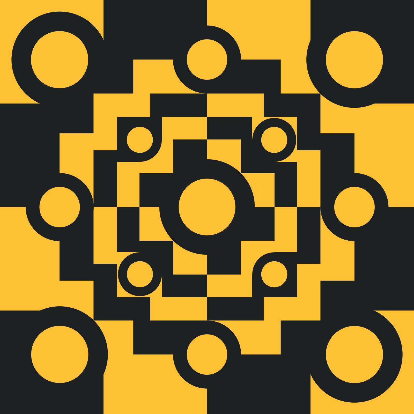 Squares and Geometric Shapes Pattern by BUDO_KZ