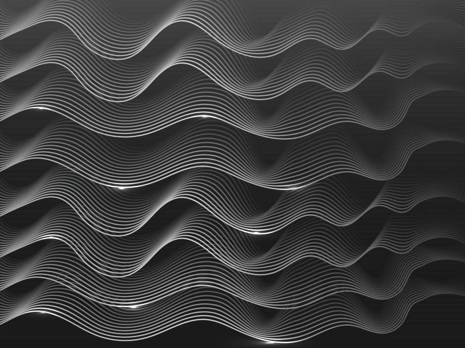 Animations of wave motion from particle field dance motion backg by aispl