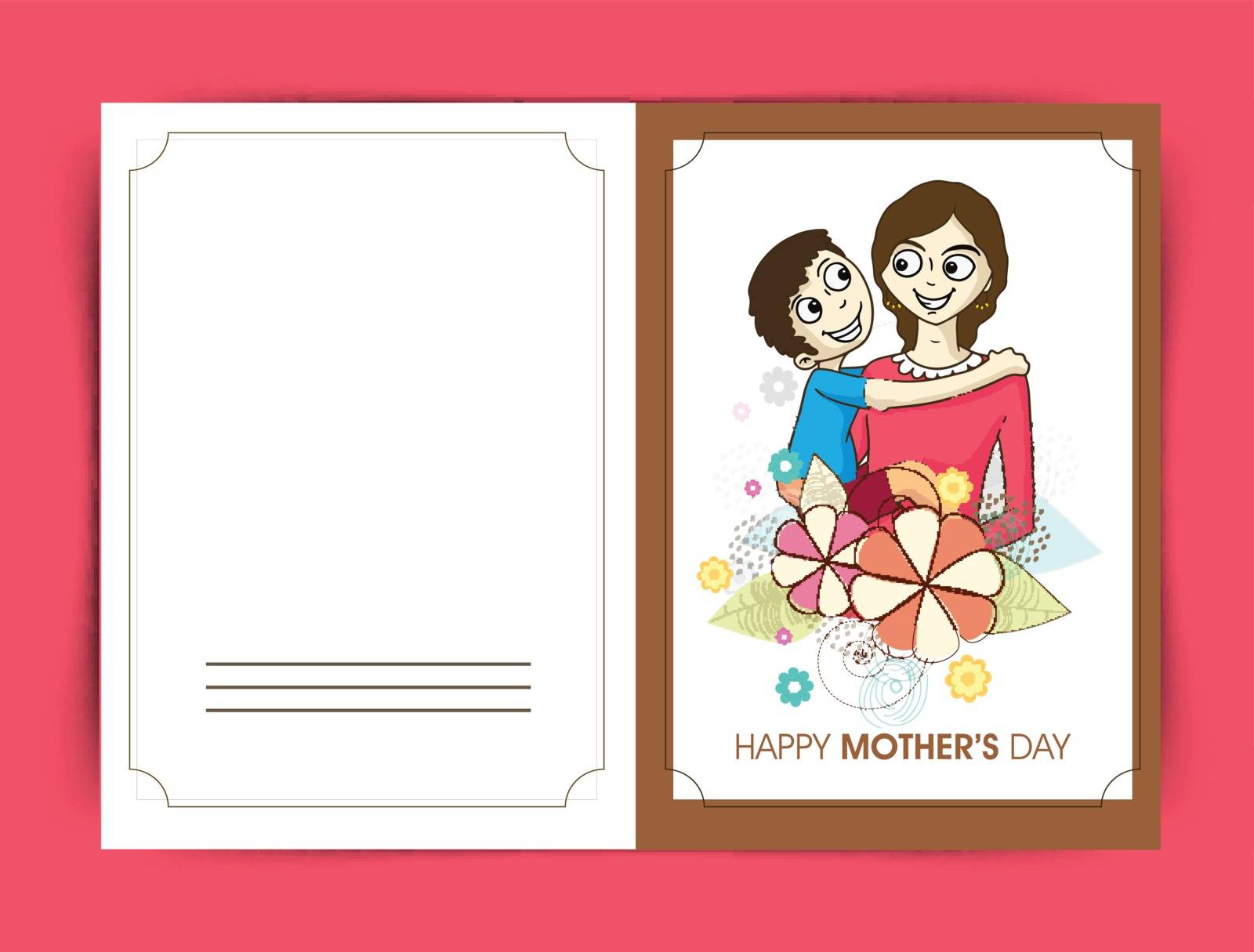 Greeting Card for Happy Mother's Day. by aispl