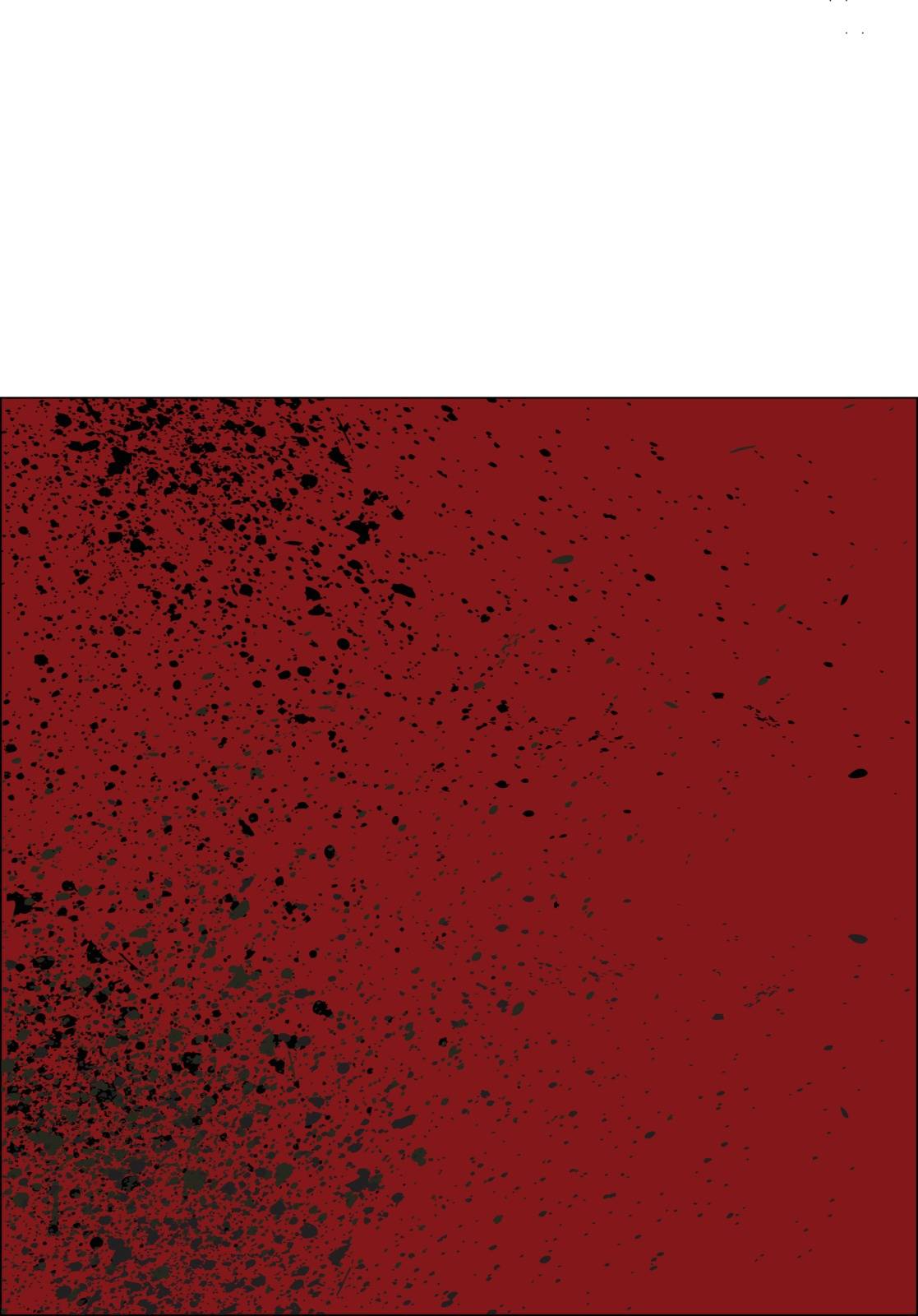 Red blood splatter background with dribble effect