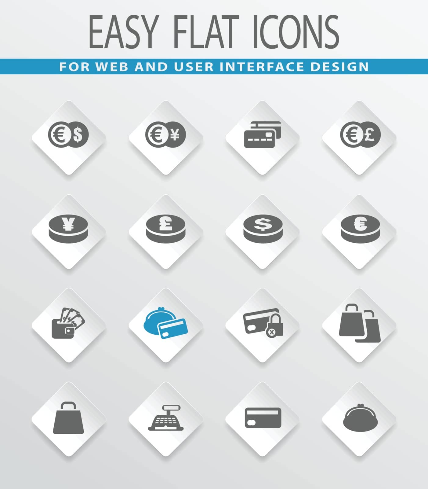 E-commers icons set by ayax