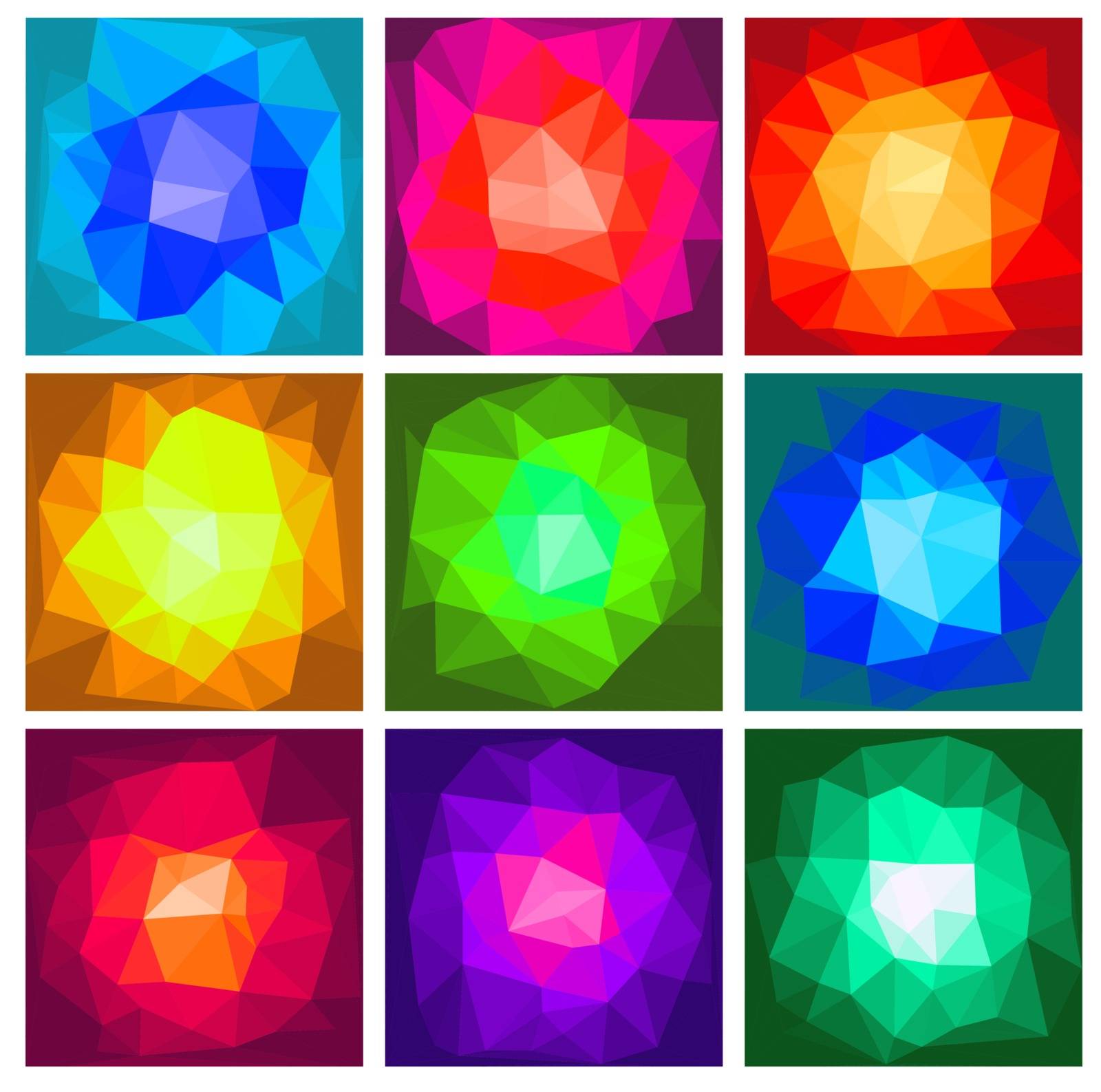 Set polygon abstract by Alexzel