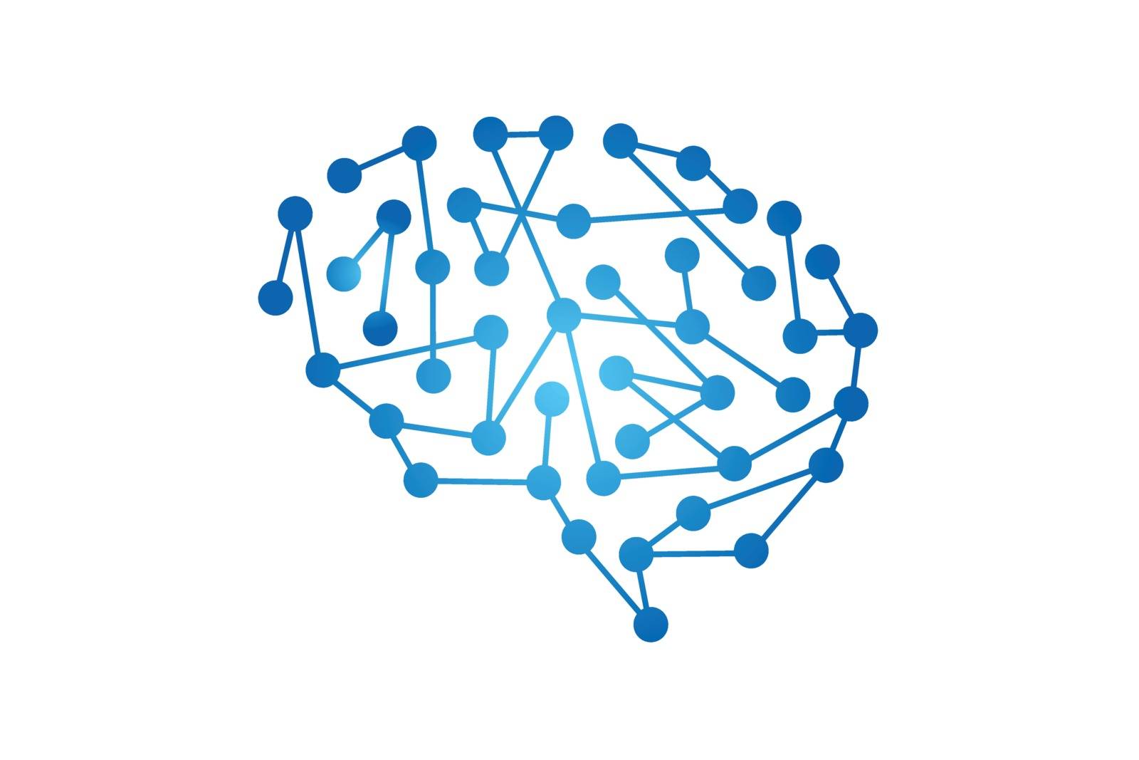 Brain connection logo design, digital brain logo template, Brain logo by busrat