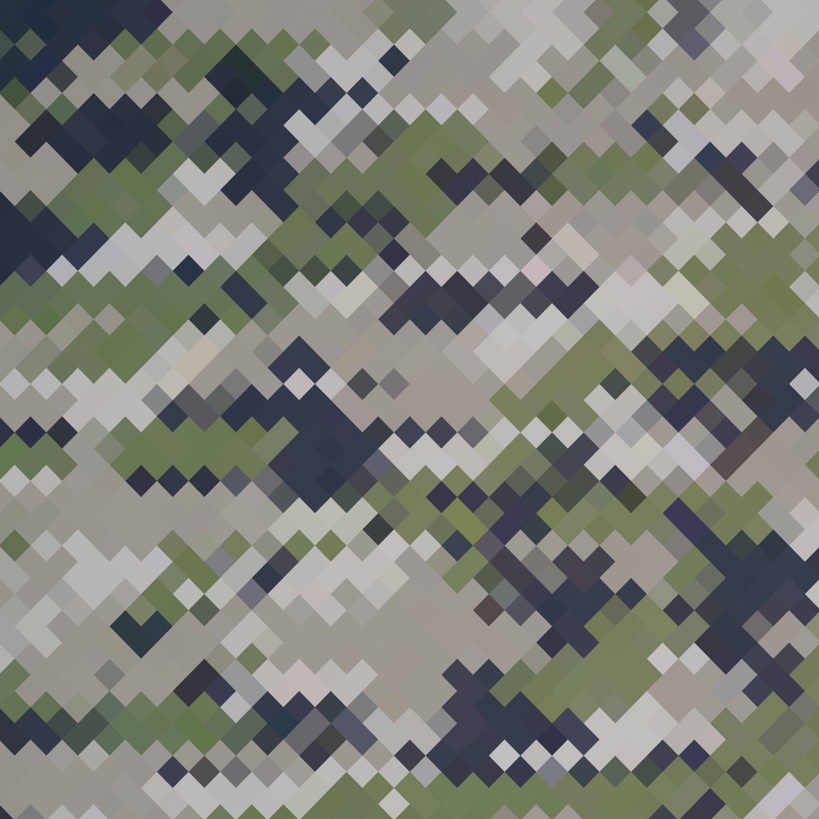Urban Camouflage Background. Army Military Pattern. Green Pixel Fabric Textile Print for Uniforms and Weapons. by valeo5