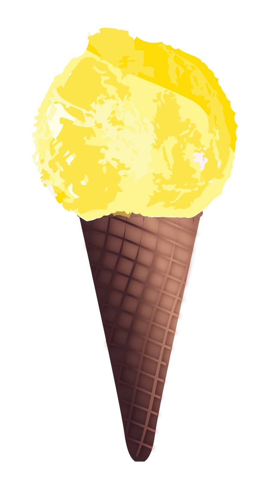 A colection of ice cream cone icons on white