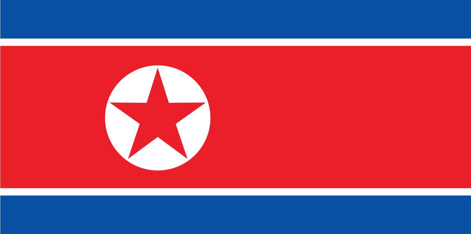 Flag Of North Korea by Bigalbaloo