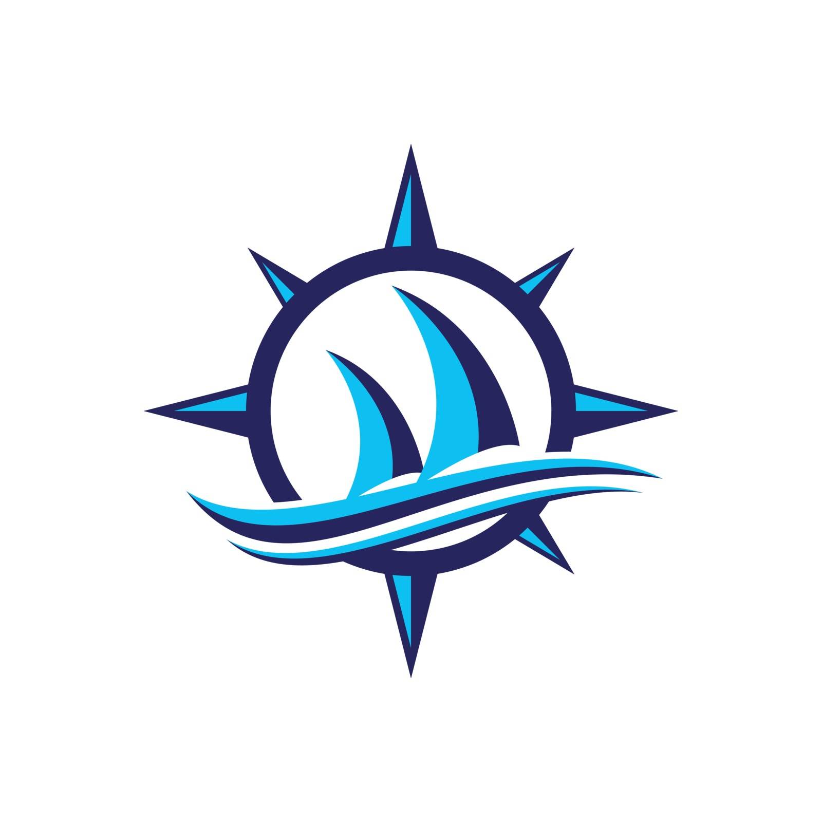 Ship logo nautical sailing boat icon vector design boat ship sea logo Cruise ship Logo Template vector icon illustration design