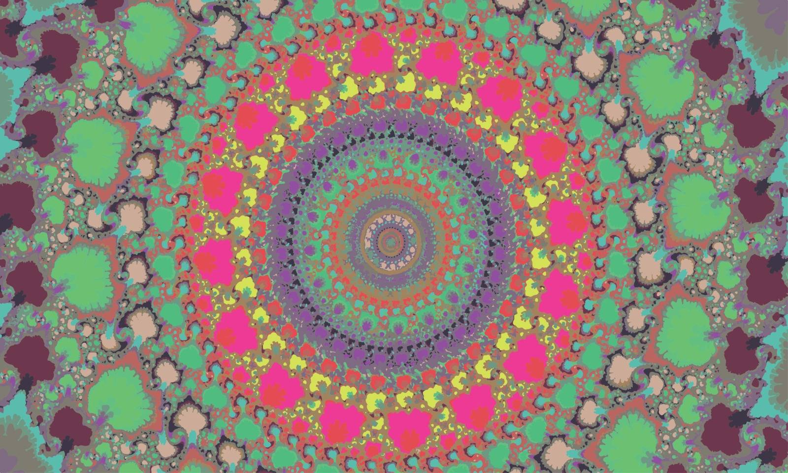 abstract pattern circular mandala