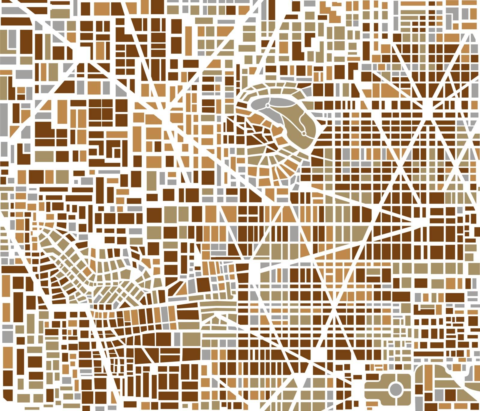 Background city map by Alexzel