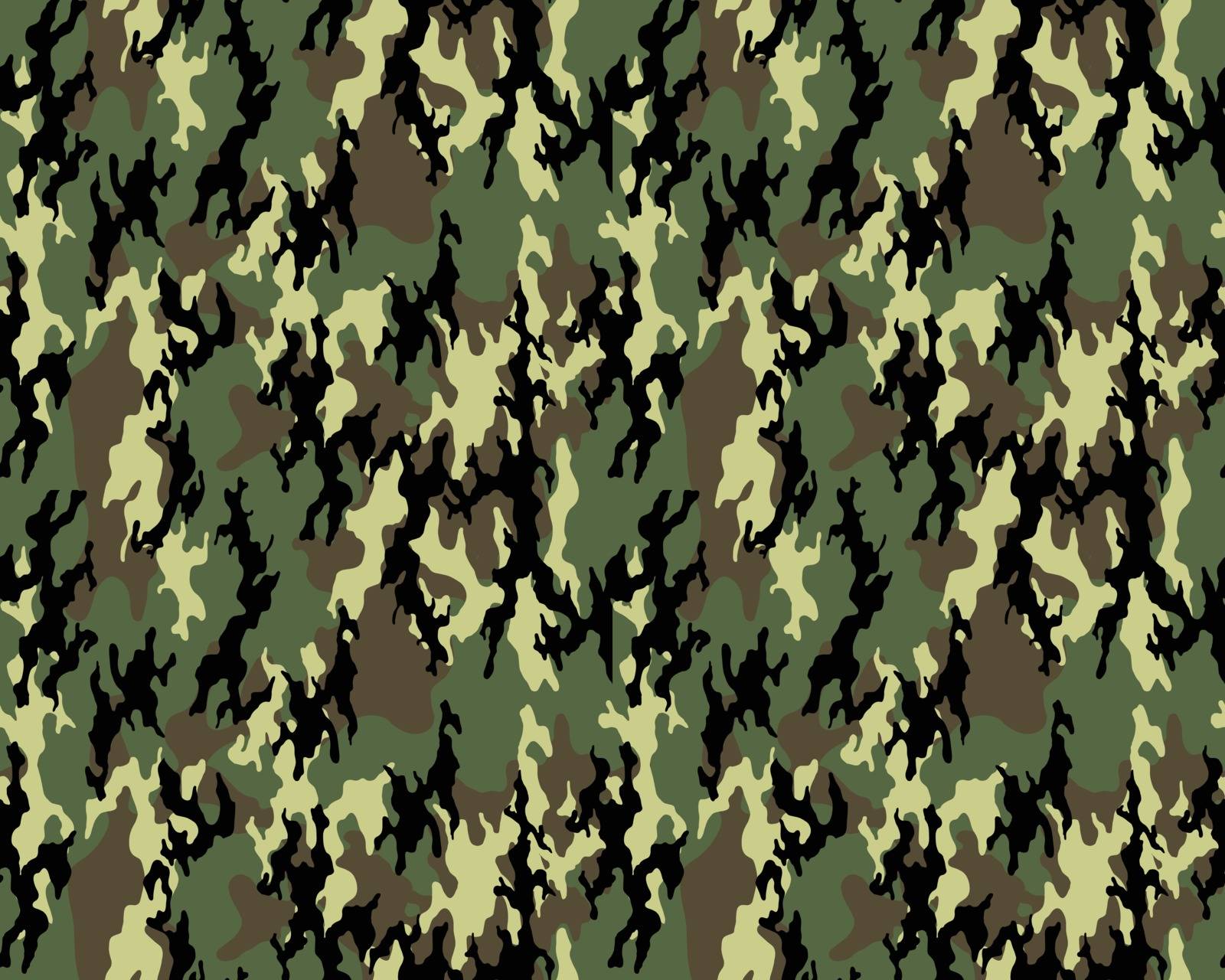 Camouflage pattern, Seamless by ratkomat