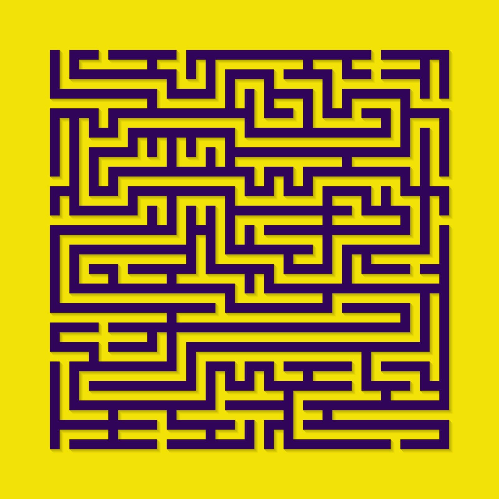 Labyrinth maze game, Labyrinth shape design element. by shaadjutt36
