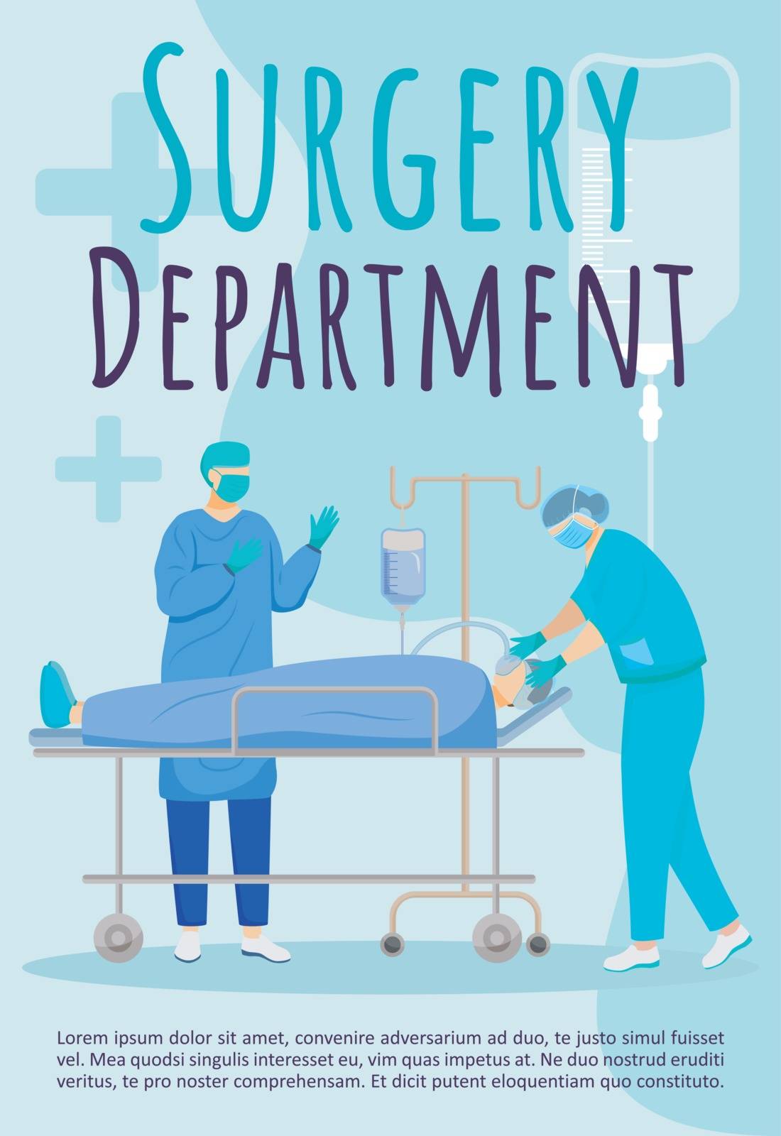 Surgery department brochure template by ntl