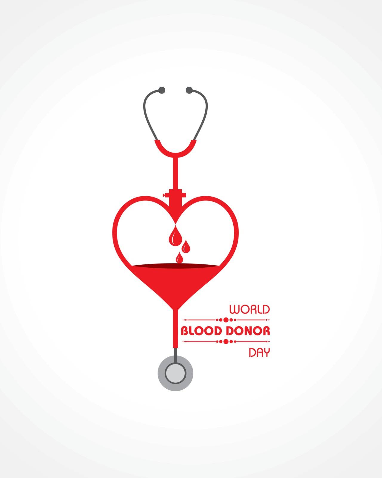 World Blood Donor Day.Donate Blood Concept by graphicsdunia4you