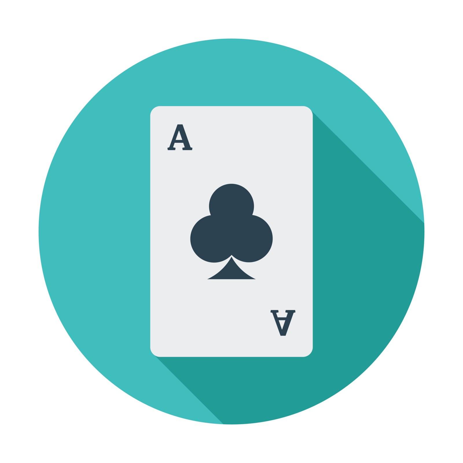 Play card. Flat vector icon for mobile and web applications. Vector illustration.