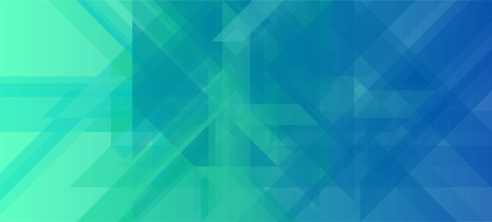 Abstract geometric vector banner with triangular pattern