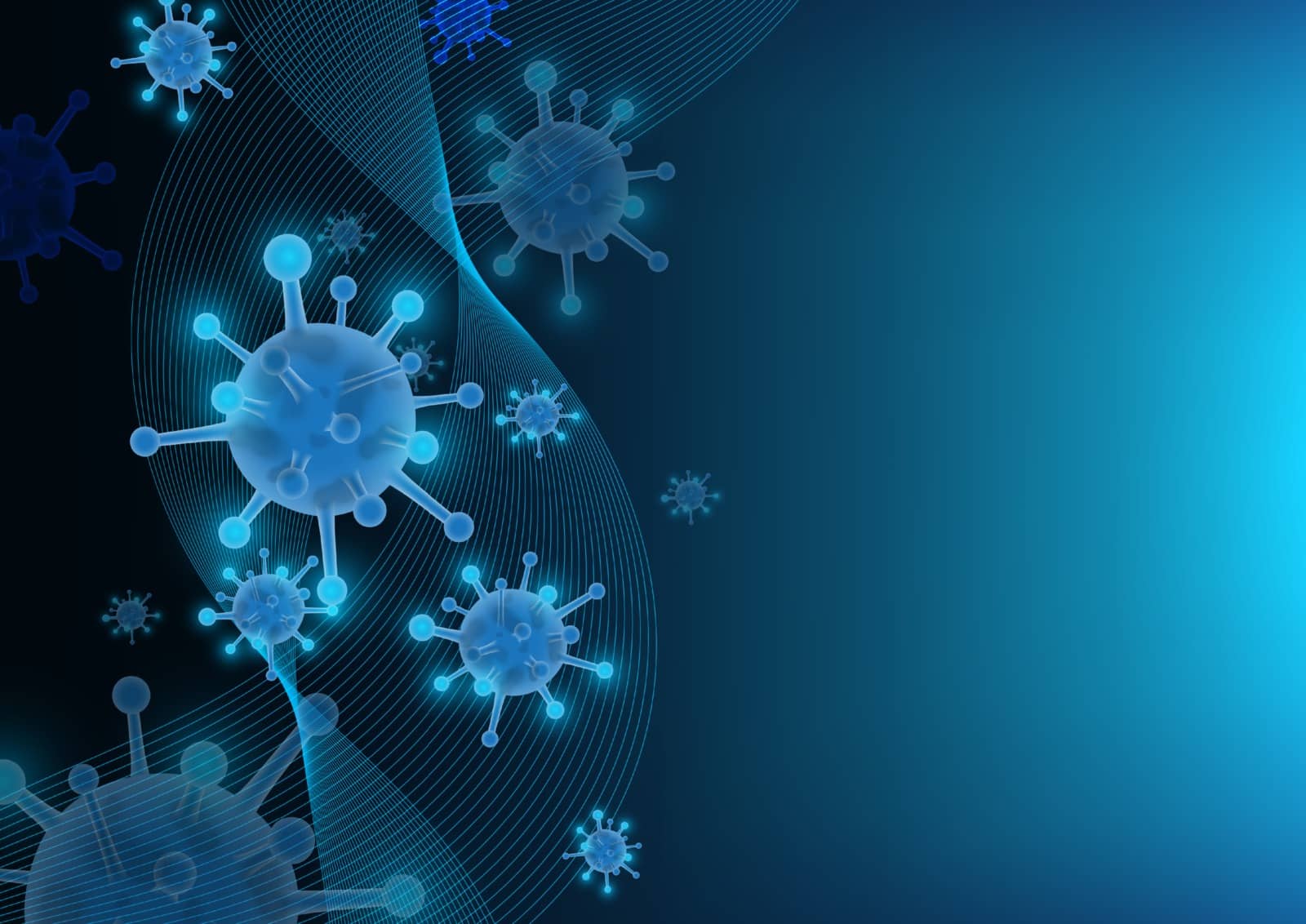 Virus COVID-19 background and Dangerous cells by Foryou13