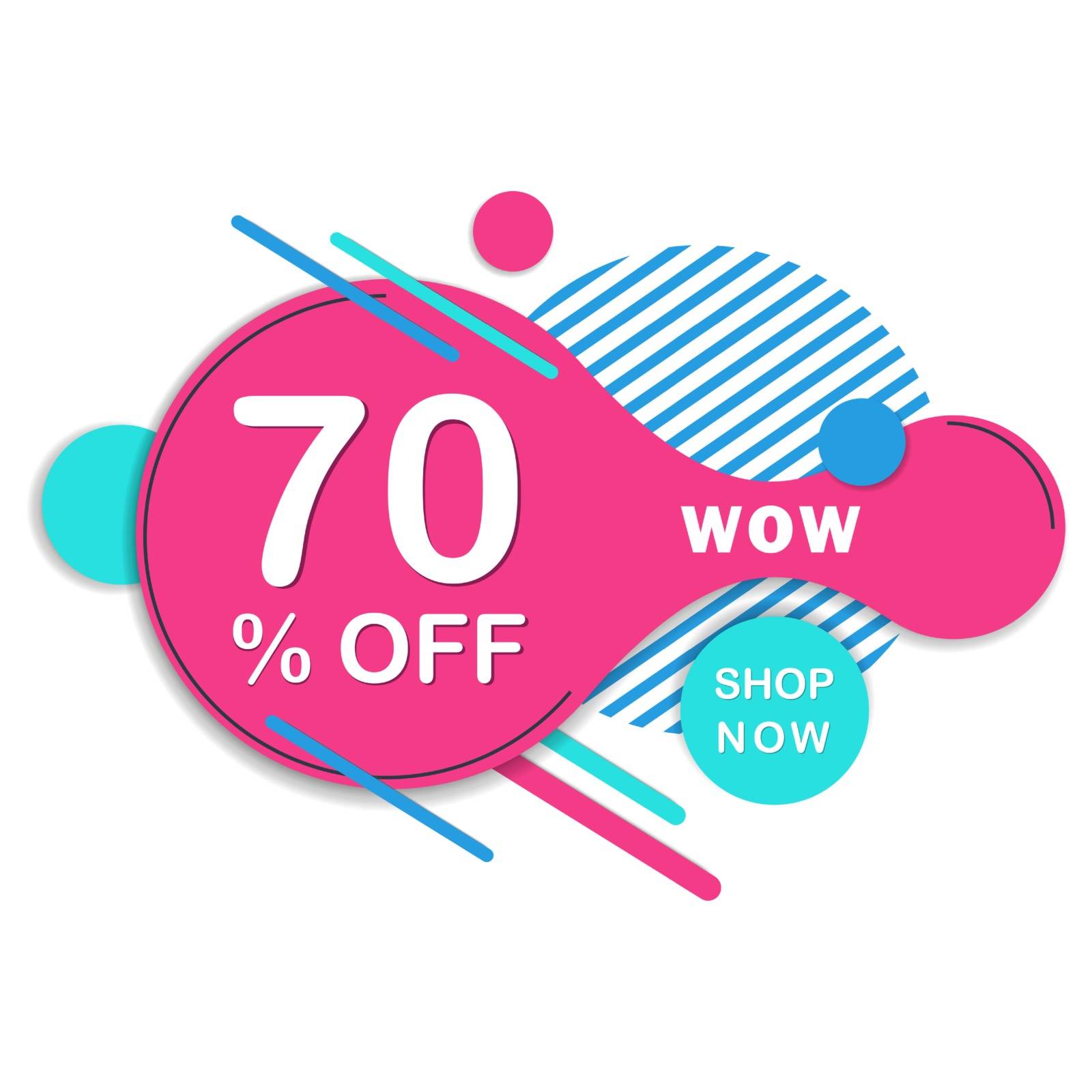 Special Offer 70 Off Round Sticker by Helenshi