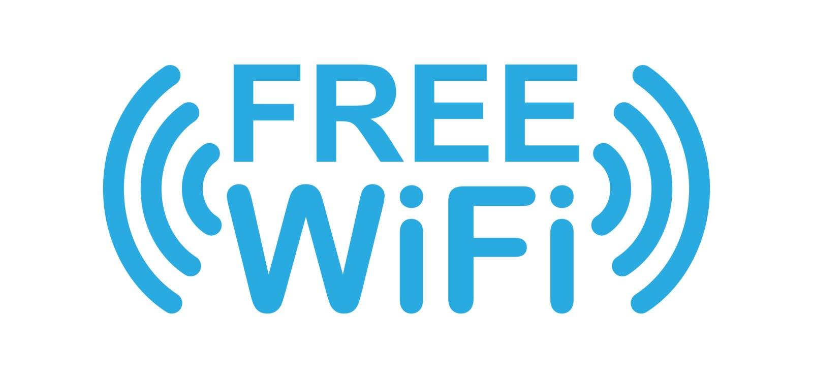 Free access to the WiFi network. Information icon