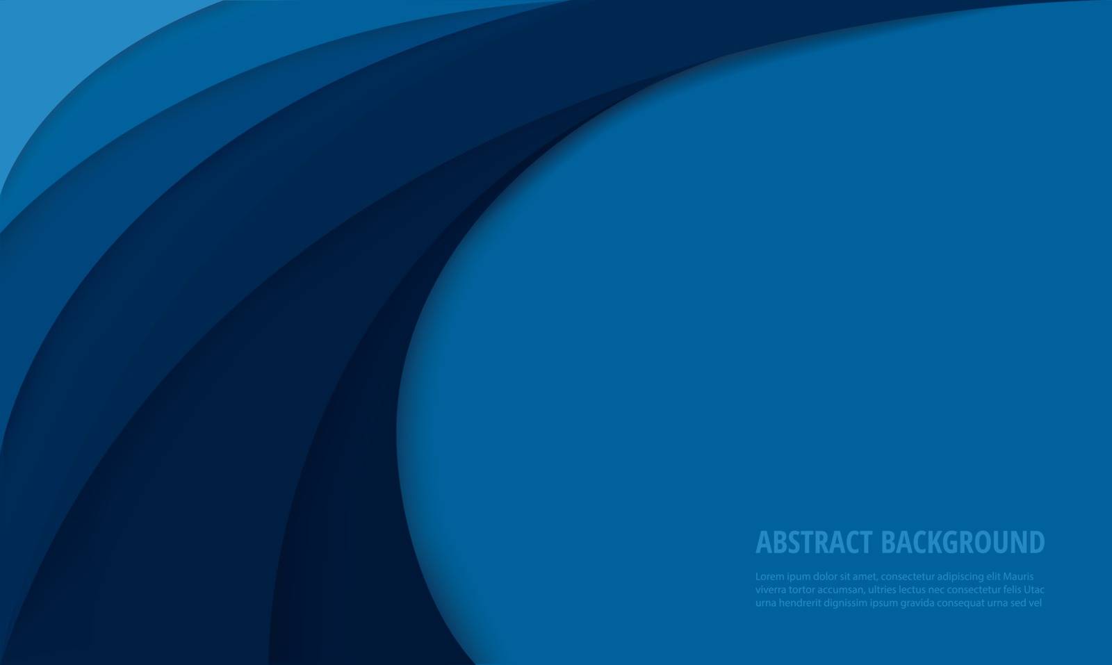 blue curve background vector illustration EPS10 by h-santima