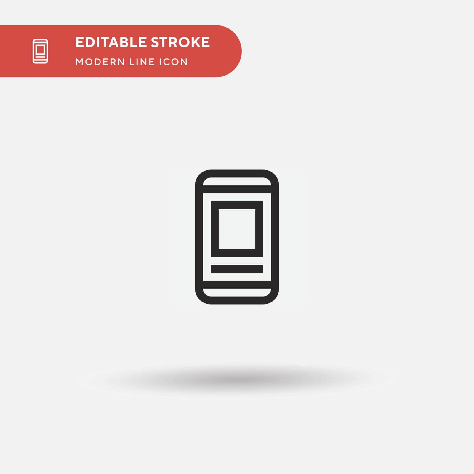 Online Shop Simple vector icon. Illustration symbol design templ by guapoo
