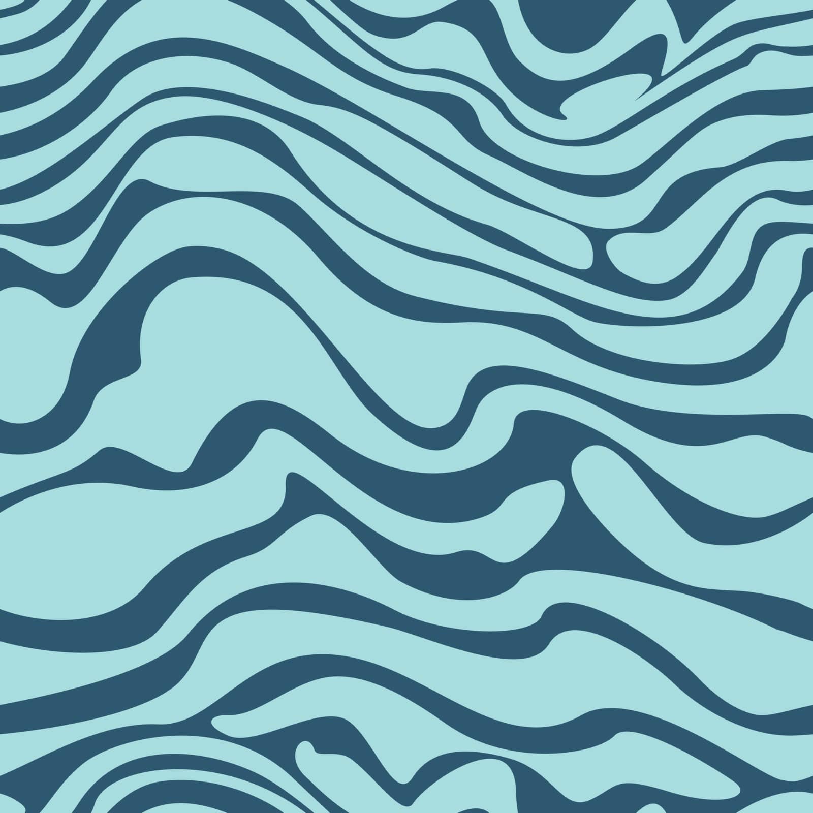 blue vector flowing lines seamless pattern for fashion design. Pattern, texture for wrappers or curtains.