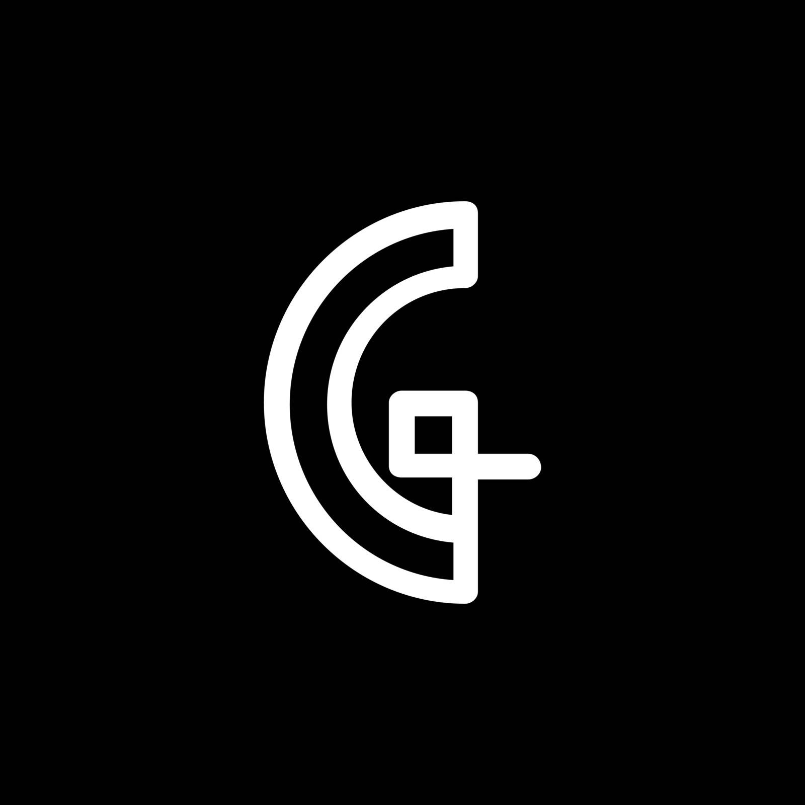 corporate company logo design. letter g logo. flat logo