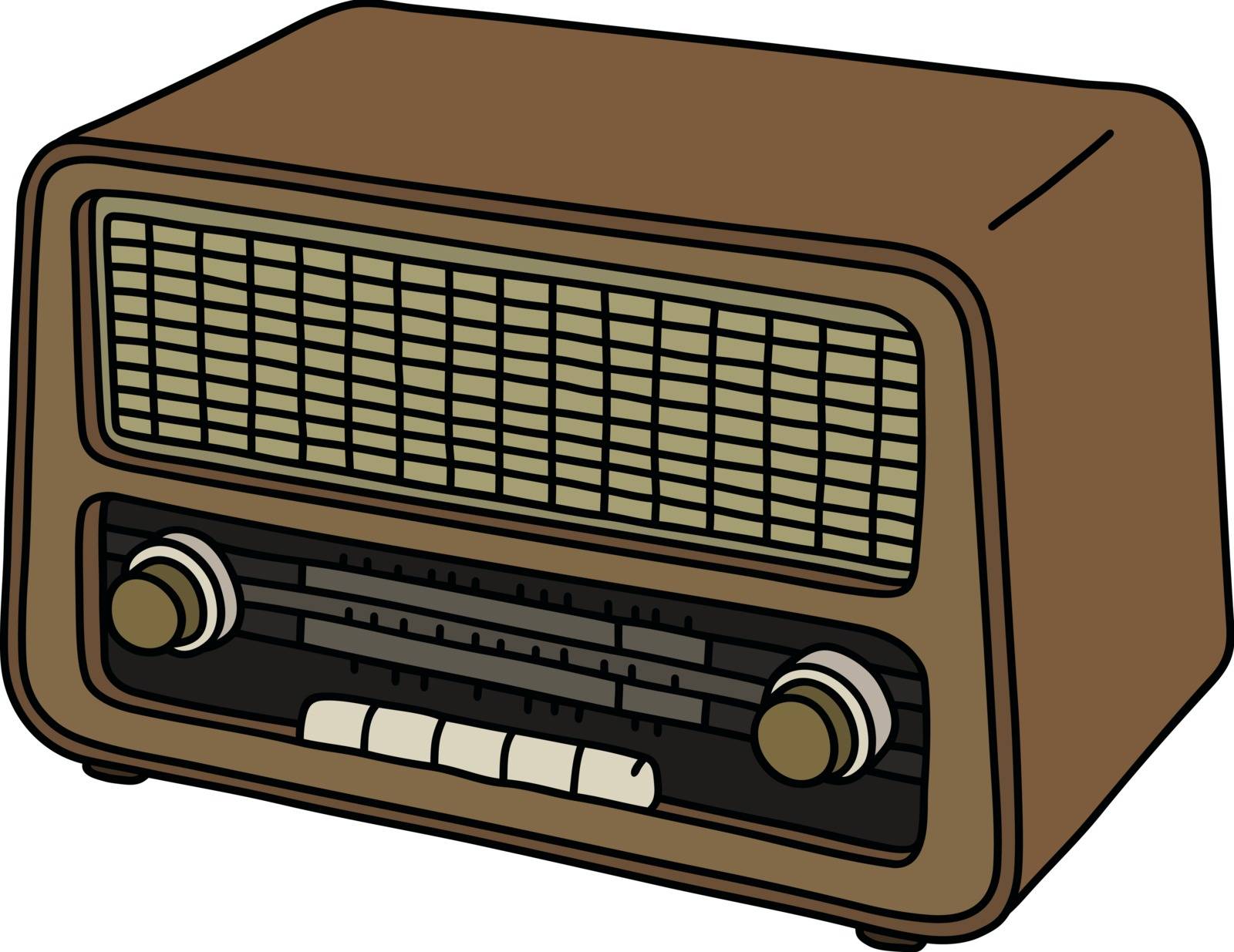 The old radio by vostal