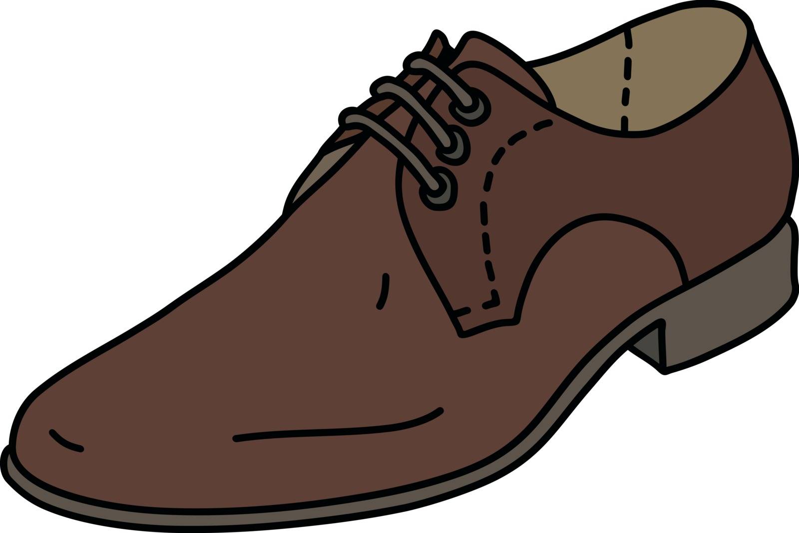 The brown shoe by vostal