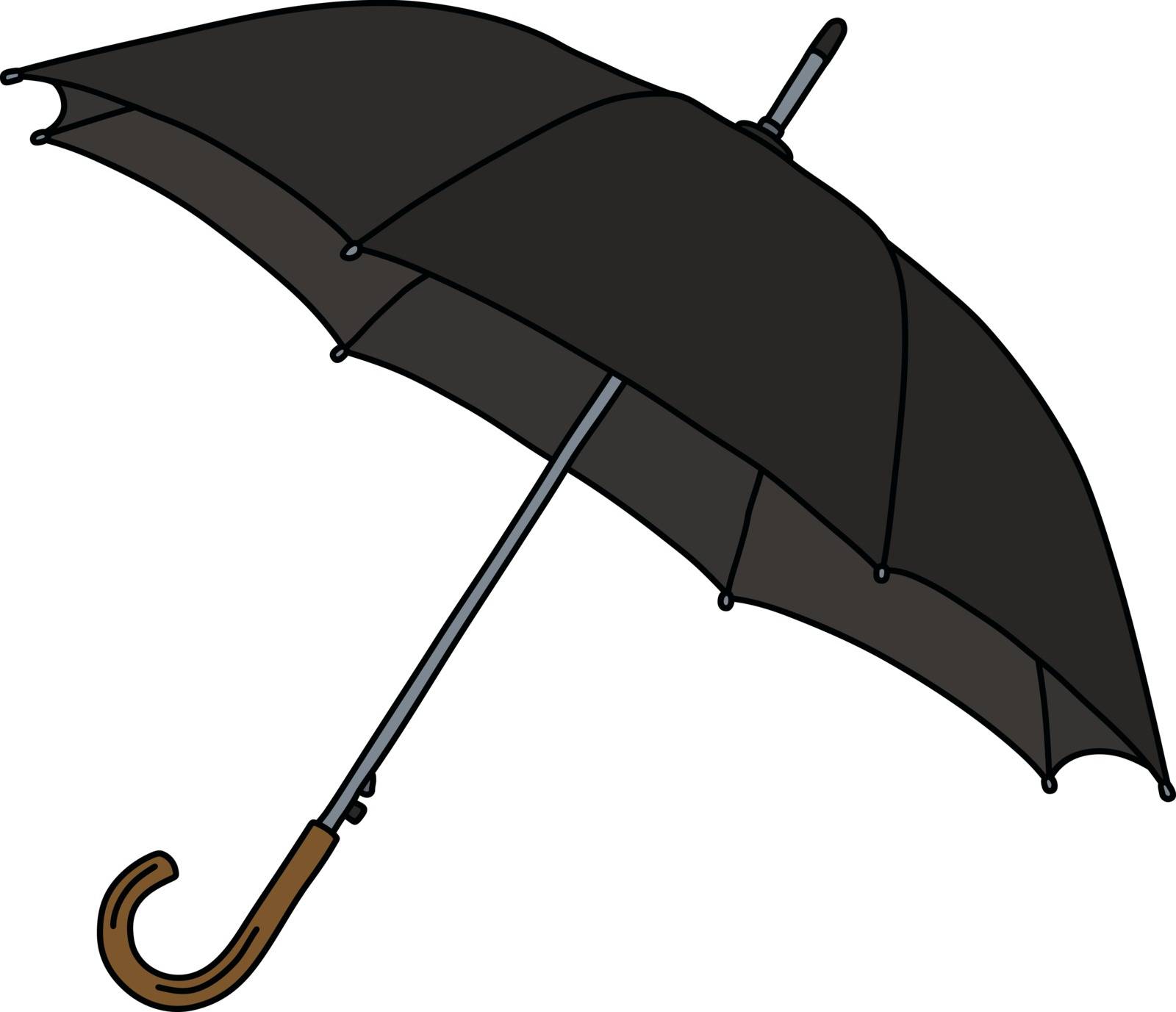 The classic black umbrella by vostal