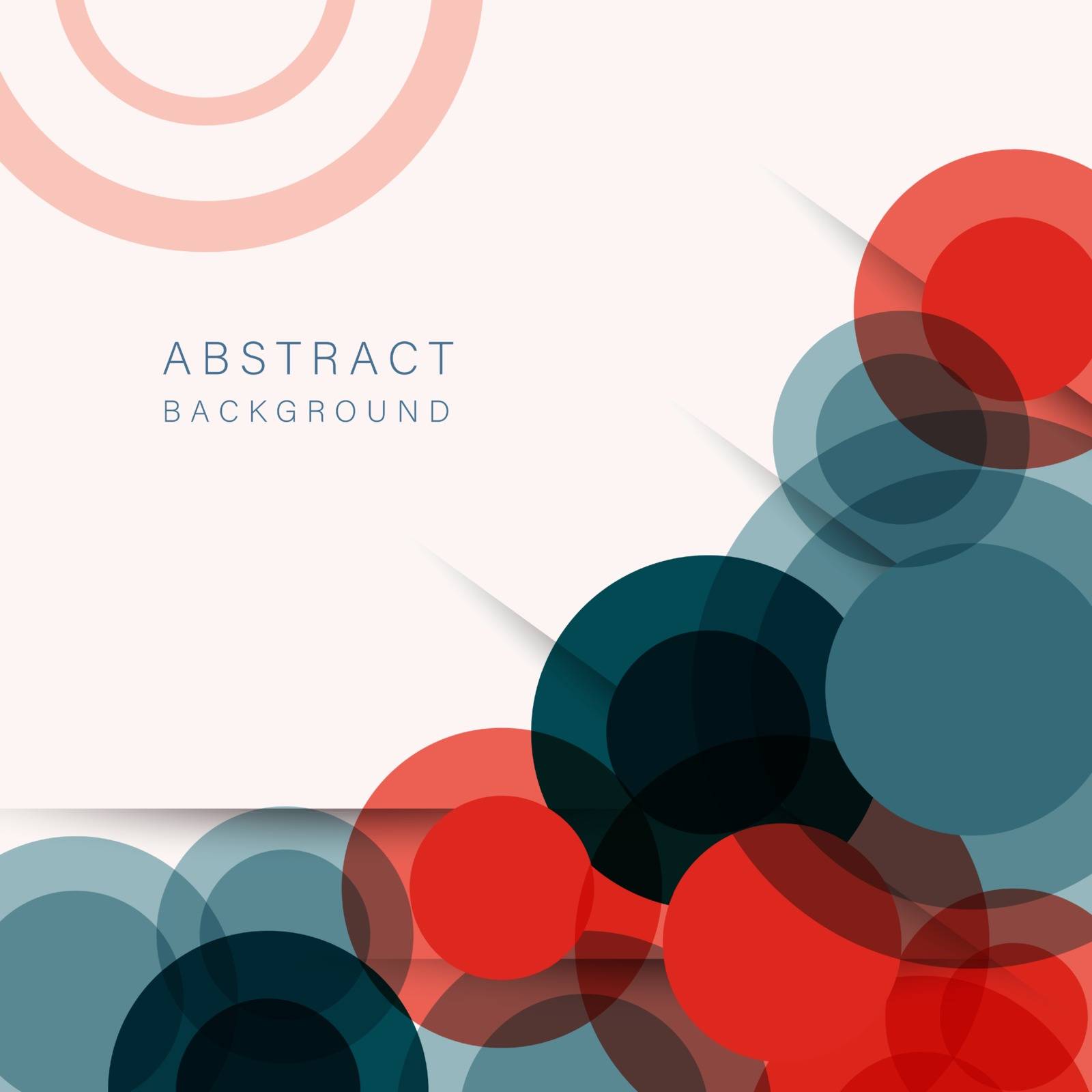 circle modern geometric backgrounds template, abstract illustration by Helenshi