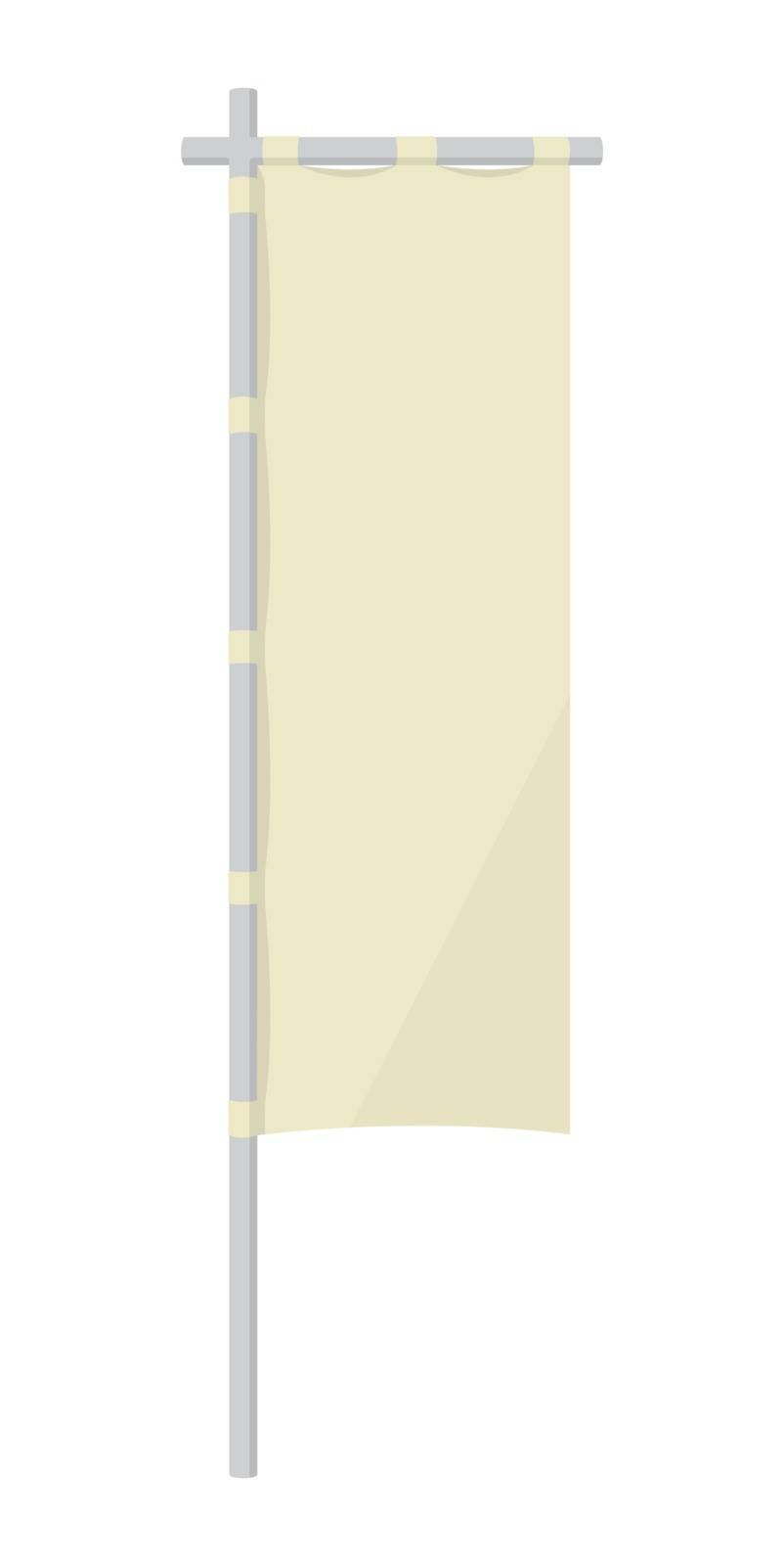 Japanese vertical flag (banner) illustration by barks