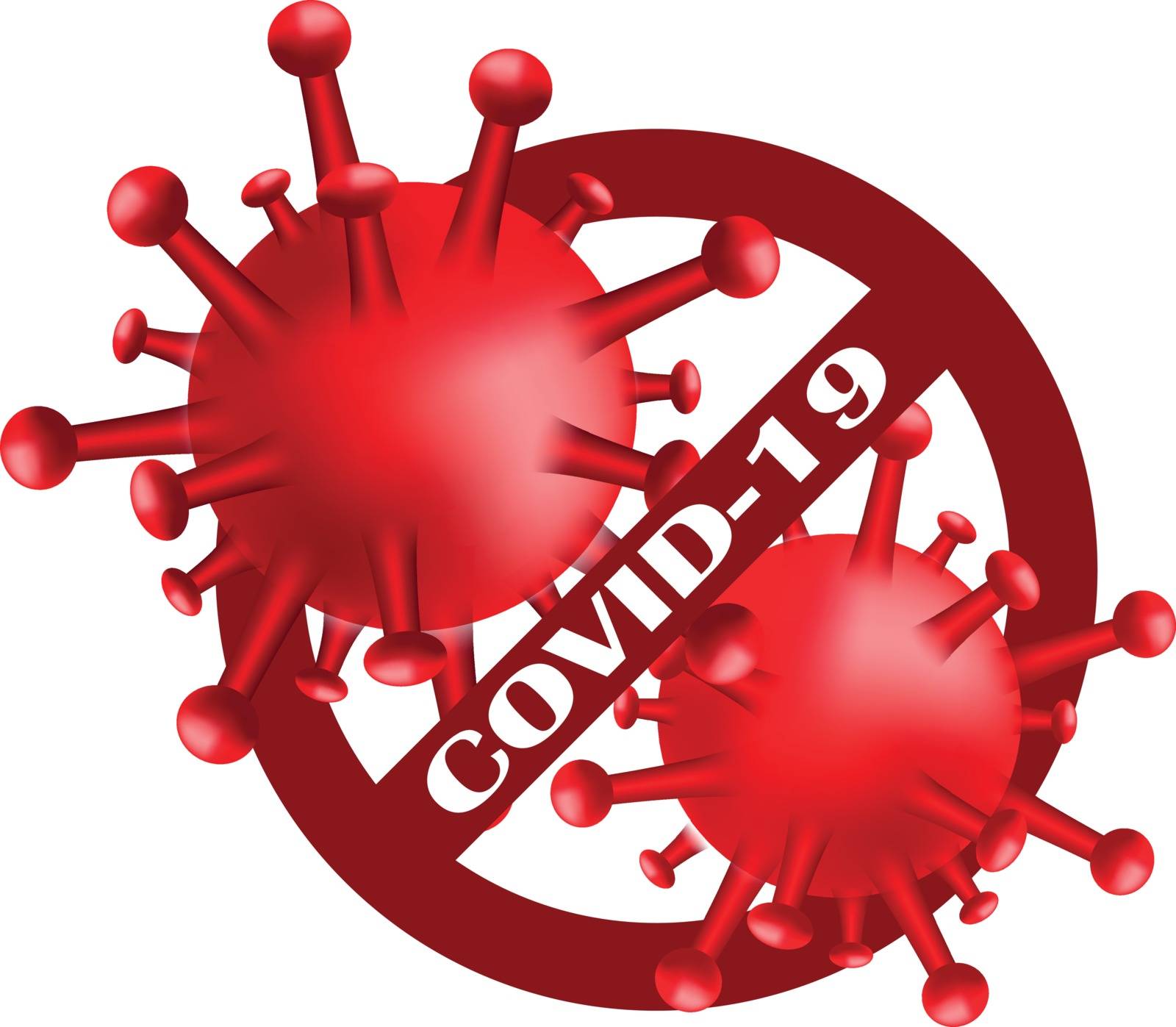 Stop Covid-19.Sign and Symbol for viral disease cell Covid-19. Dangerous virus vector illustration concept
Pandemic medical health sign