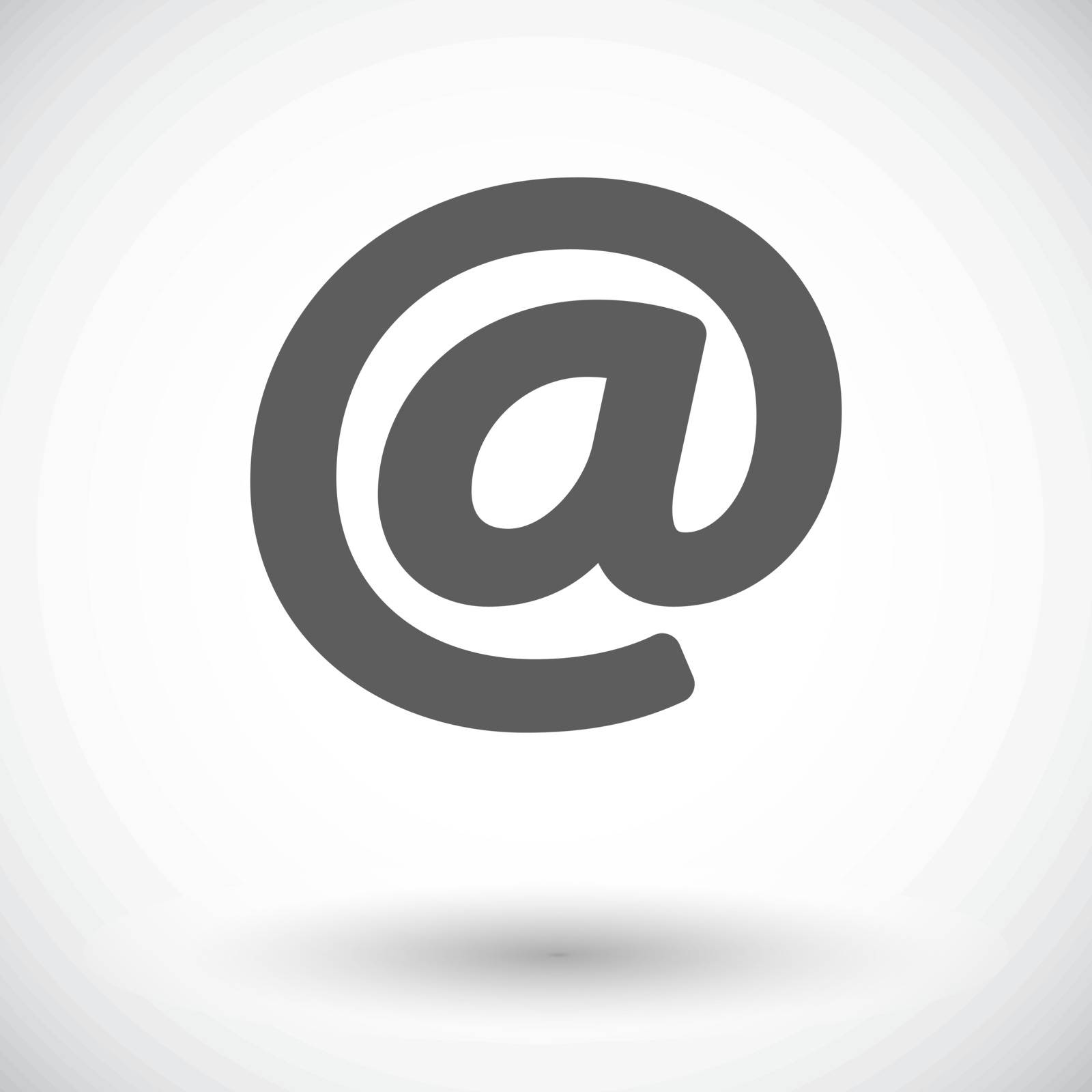Email single icon. by smoki