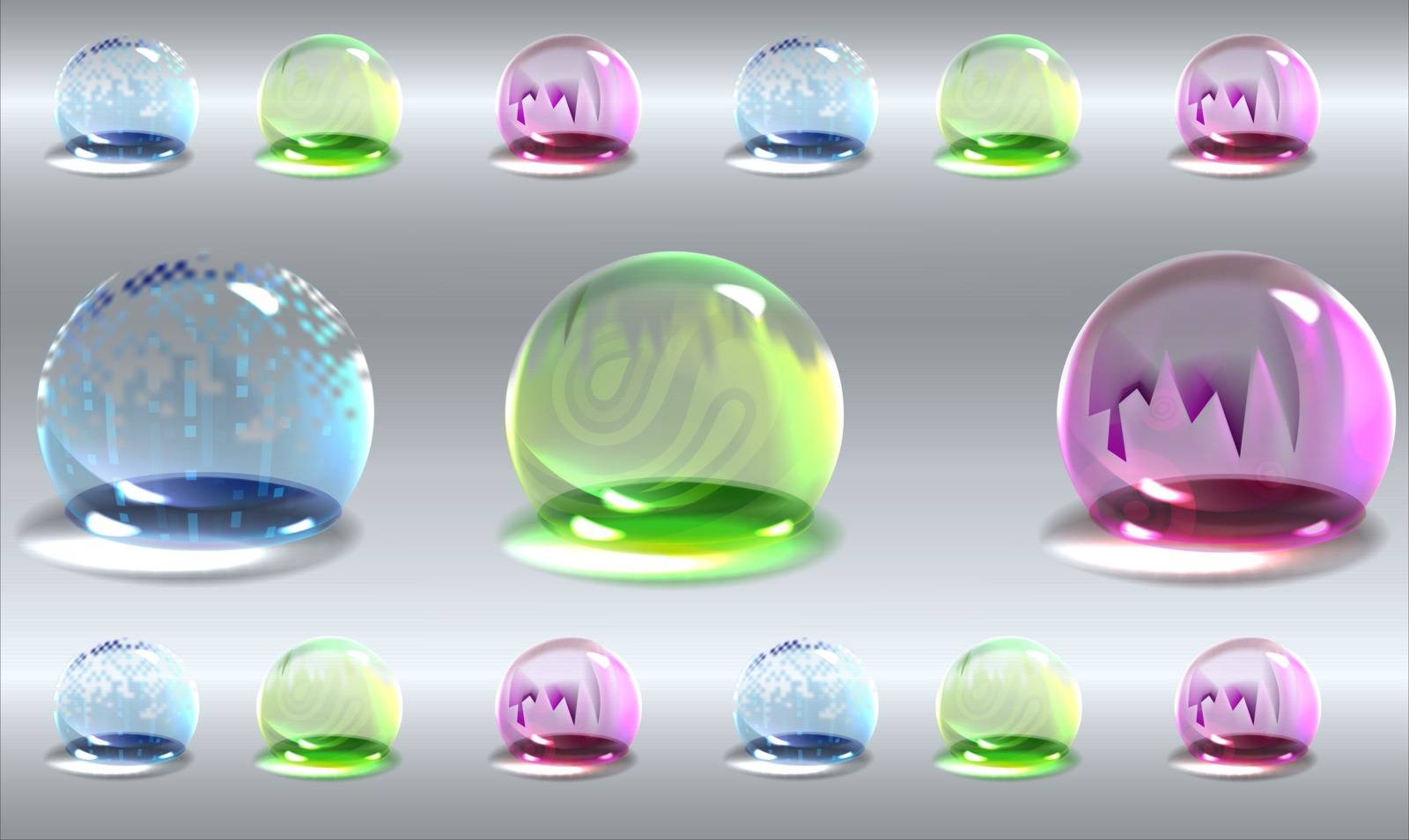 air and water bubble of different color on abstract background by aanavcreationsplus