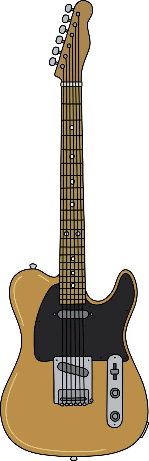 The classic electric guitar by vostal