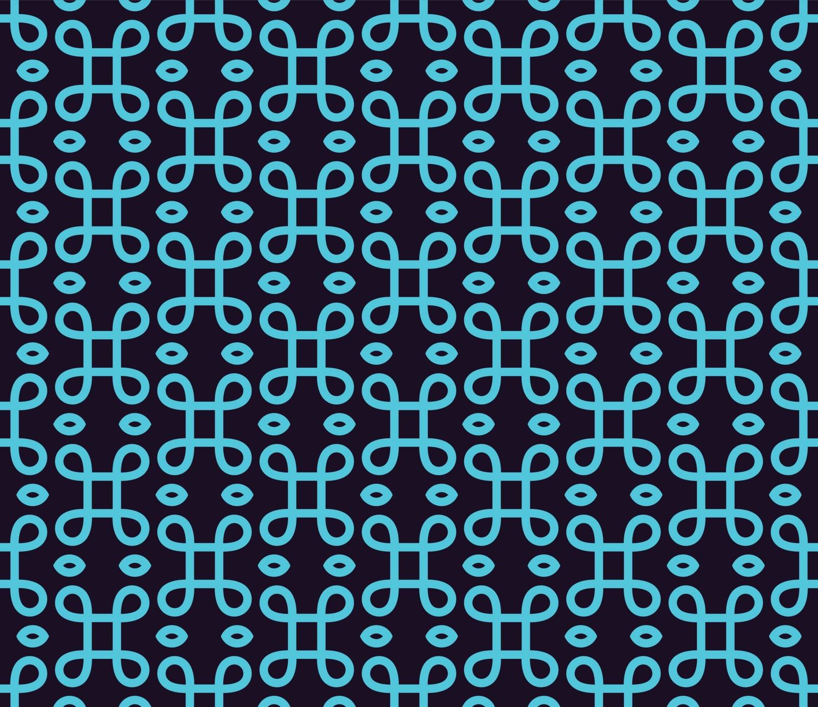 Seamless geometric lines ornament pattern, linear pattern with t by ANITA