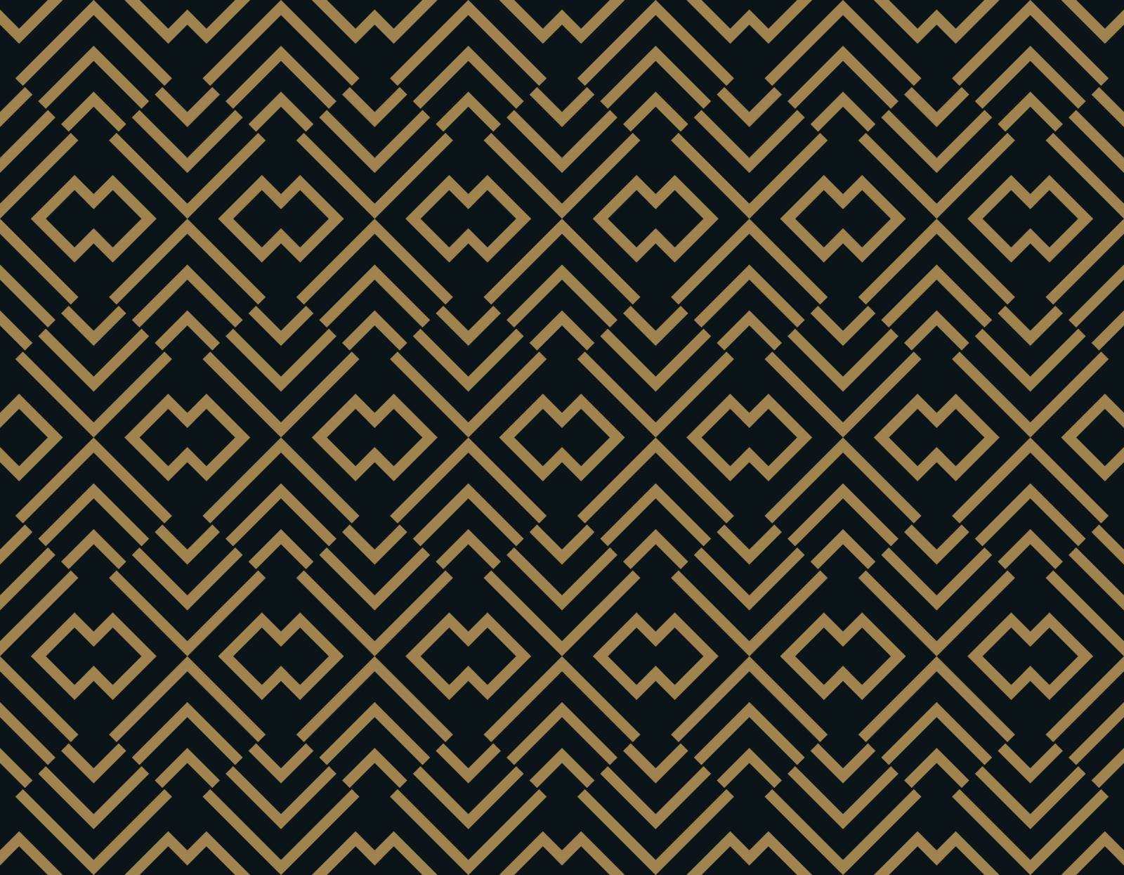 Vector seamless pattern. Geometric background with rhombus. Abstract geometric pattern. Golden texture.Seamless geometric pattern. by ANITA