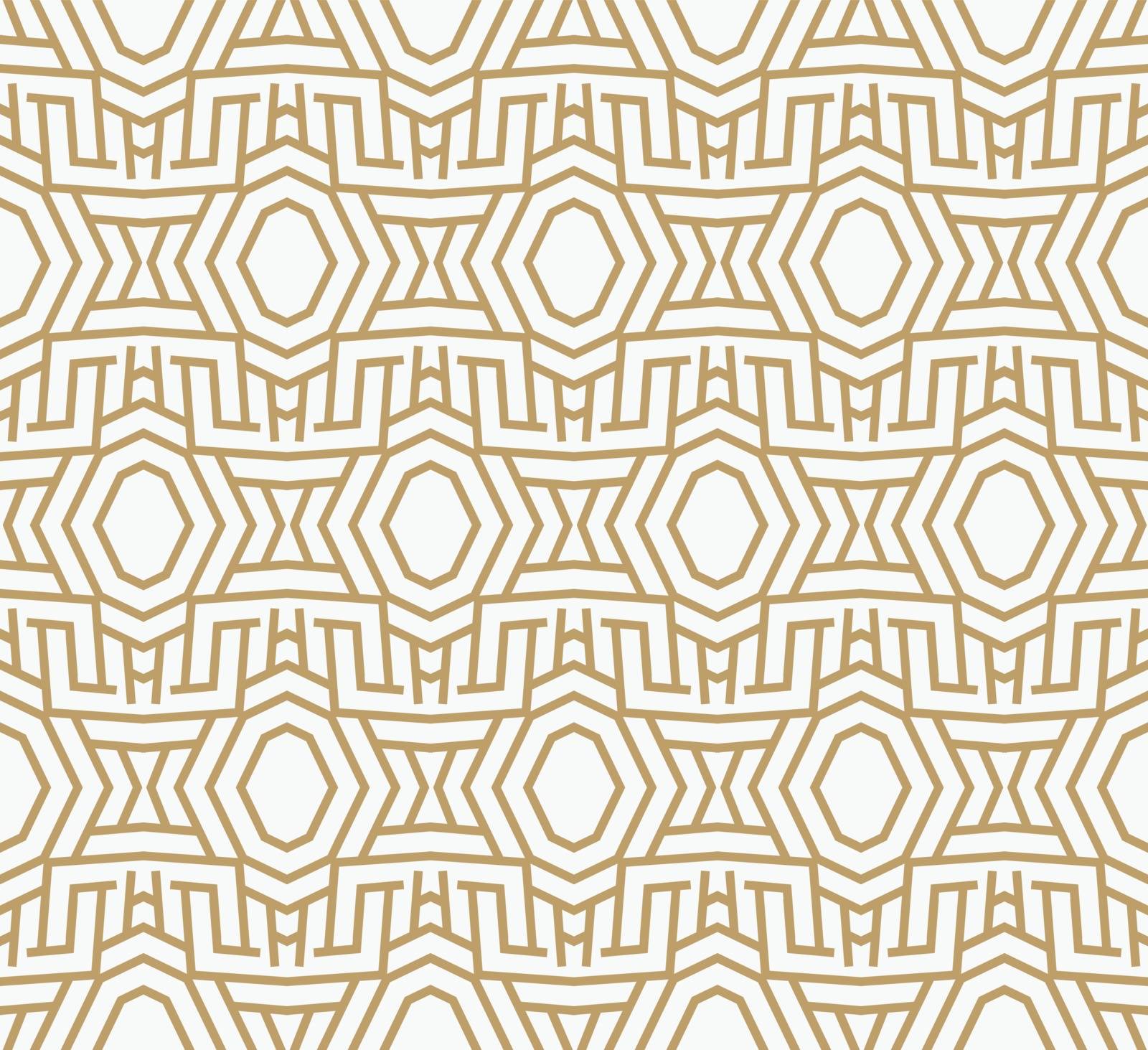 geometric seamless pattern with line, modern minimalist style pa by ANITA