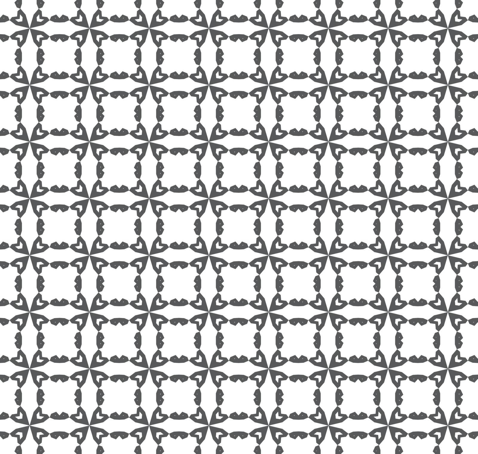 Abstract geometric Seamless pattern . Repeating geometric Black and white texture. geometric decoration by ANITA